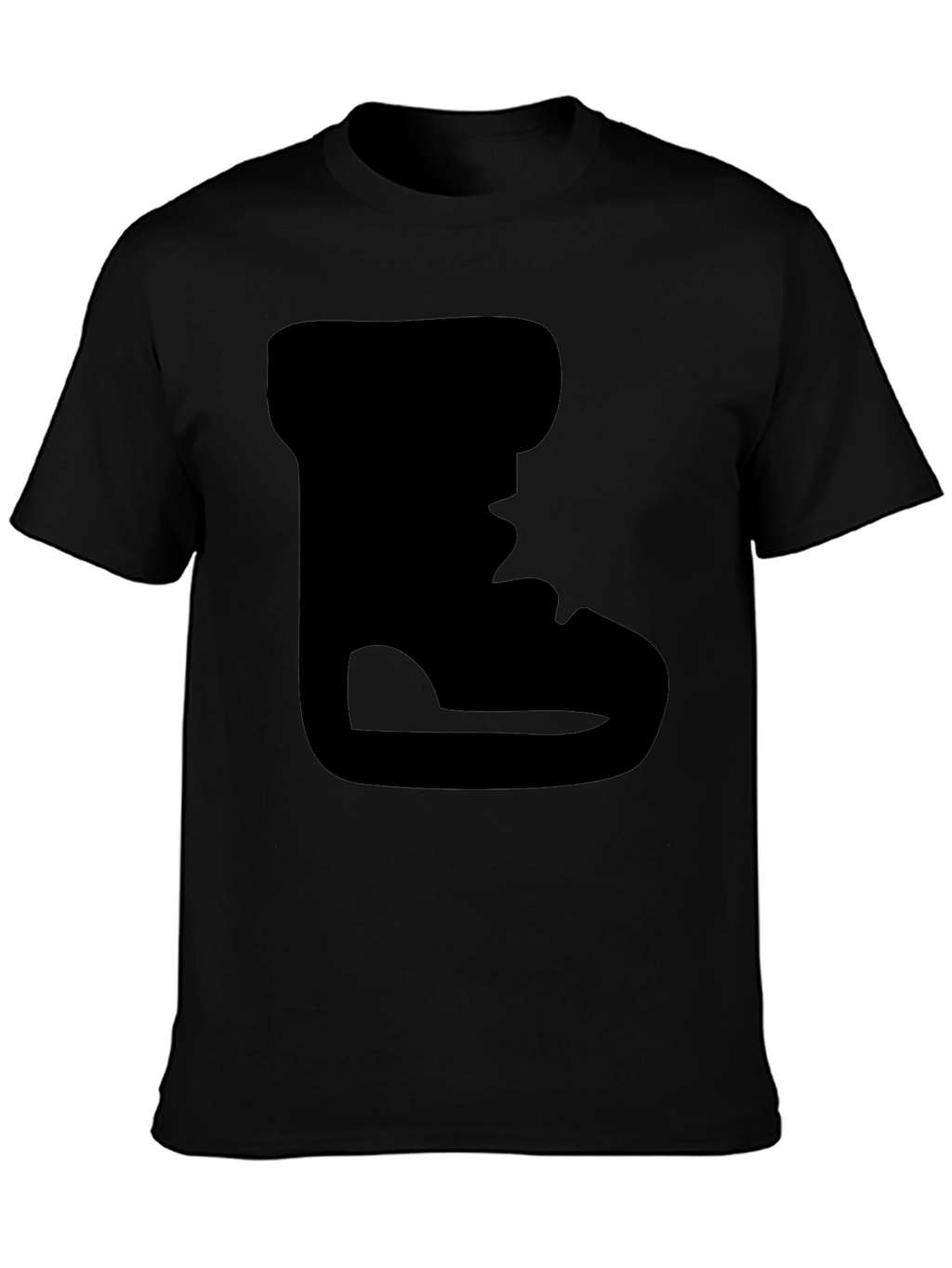 Cool Black Boot Graphic Tee