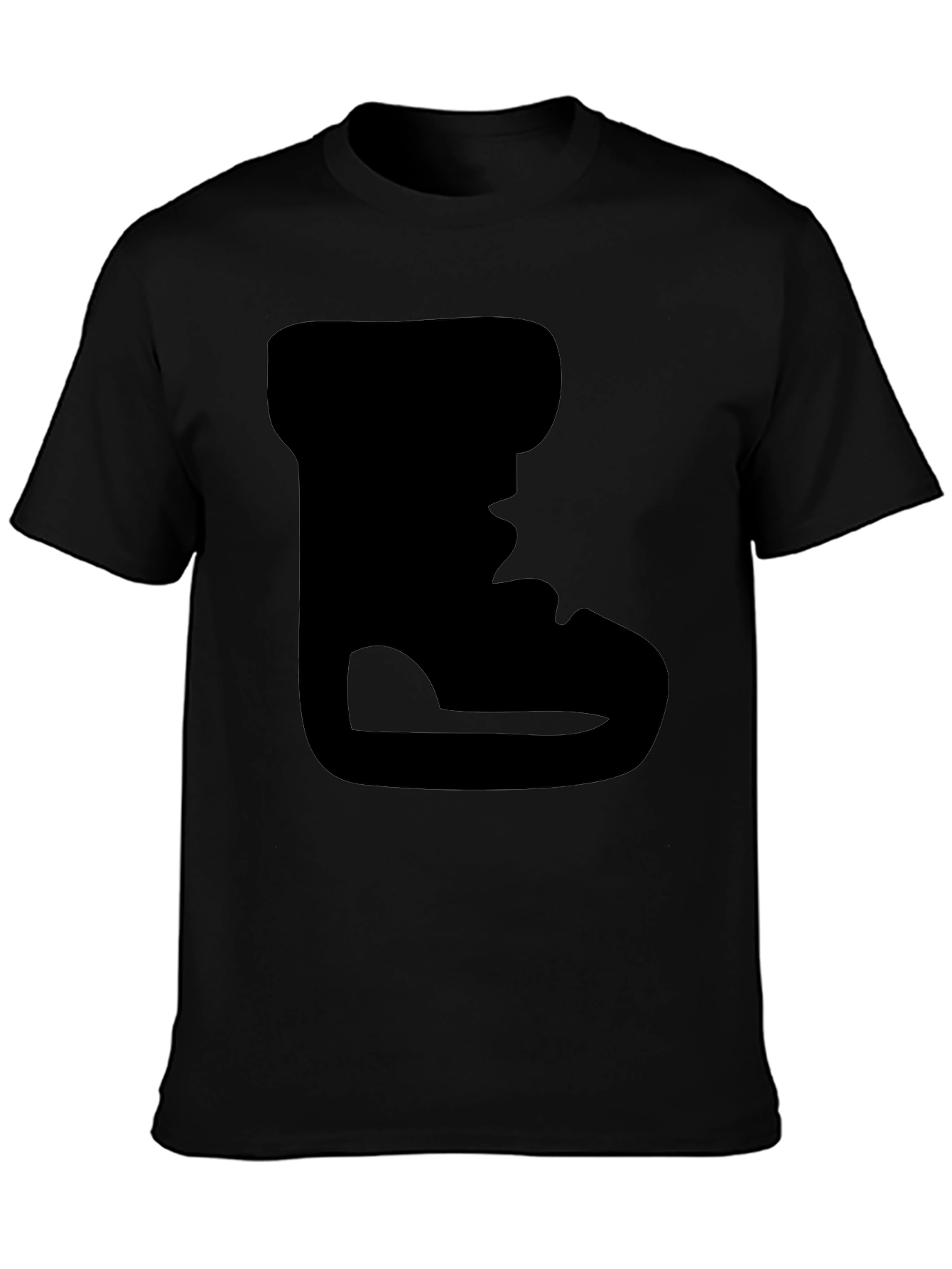 Cool Black Boot Graphic Tee