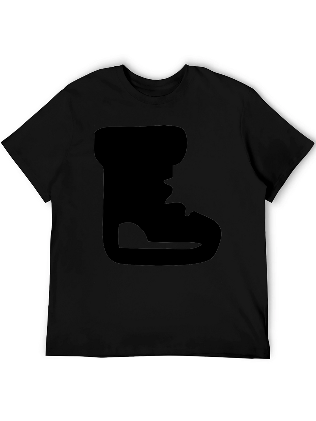 Cool Black Boot Graphic Tee