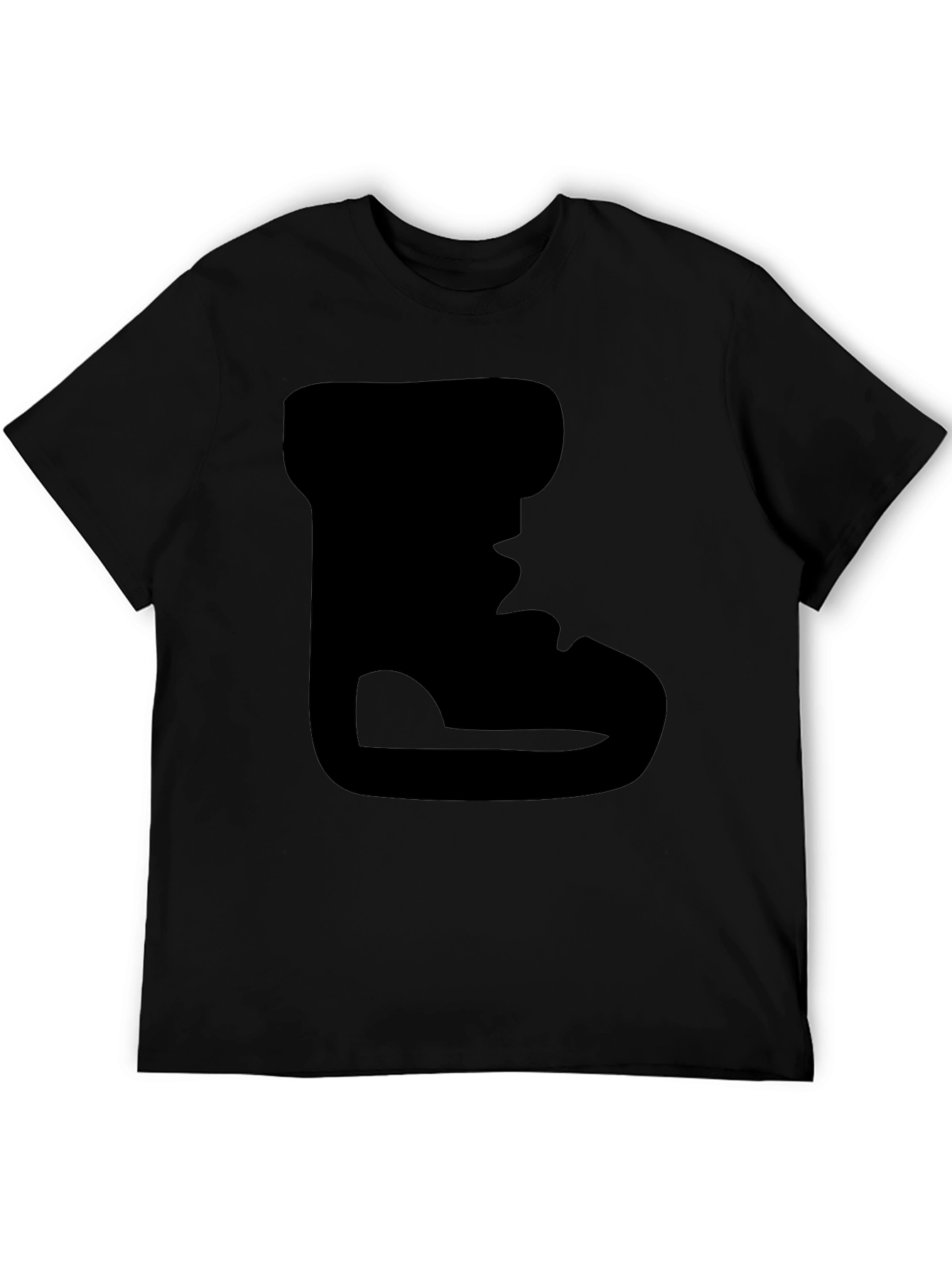 Cool Black Boot Graphic Tee