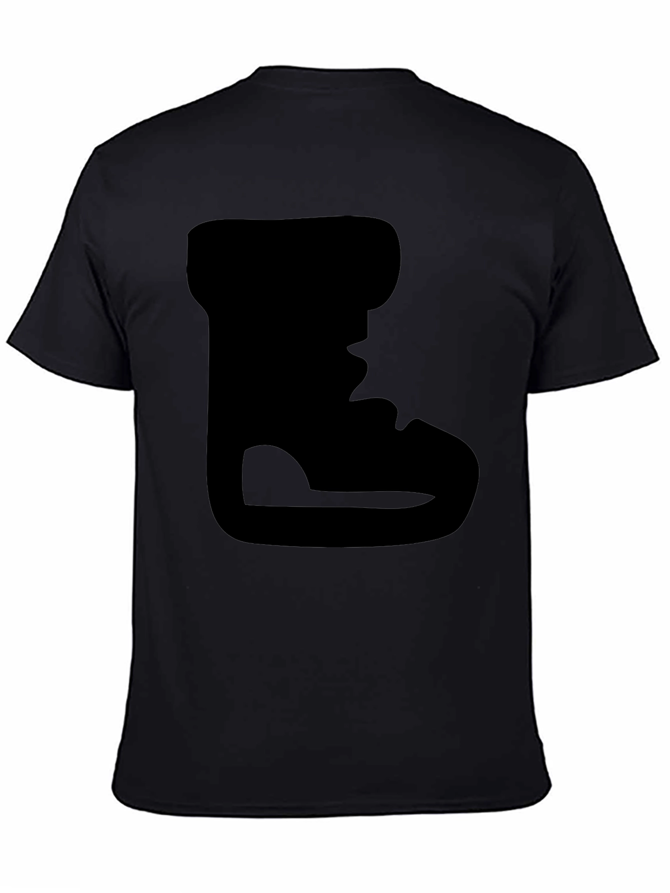 Cool Black Boot Graphic Tee