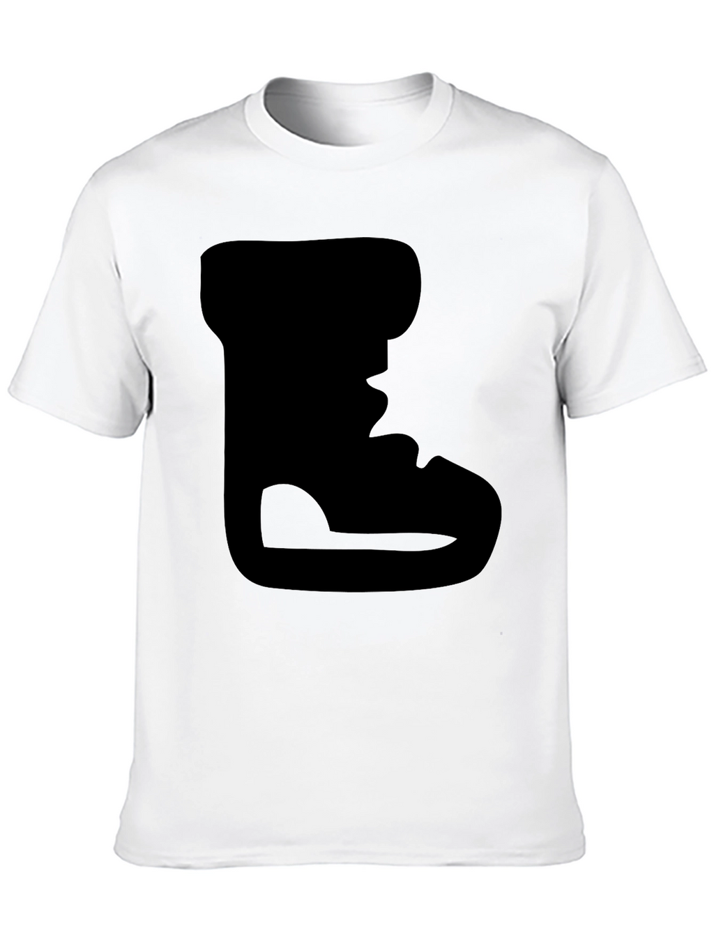 Cool Black Boot Graphic Tee