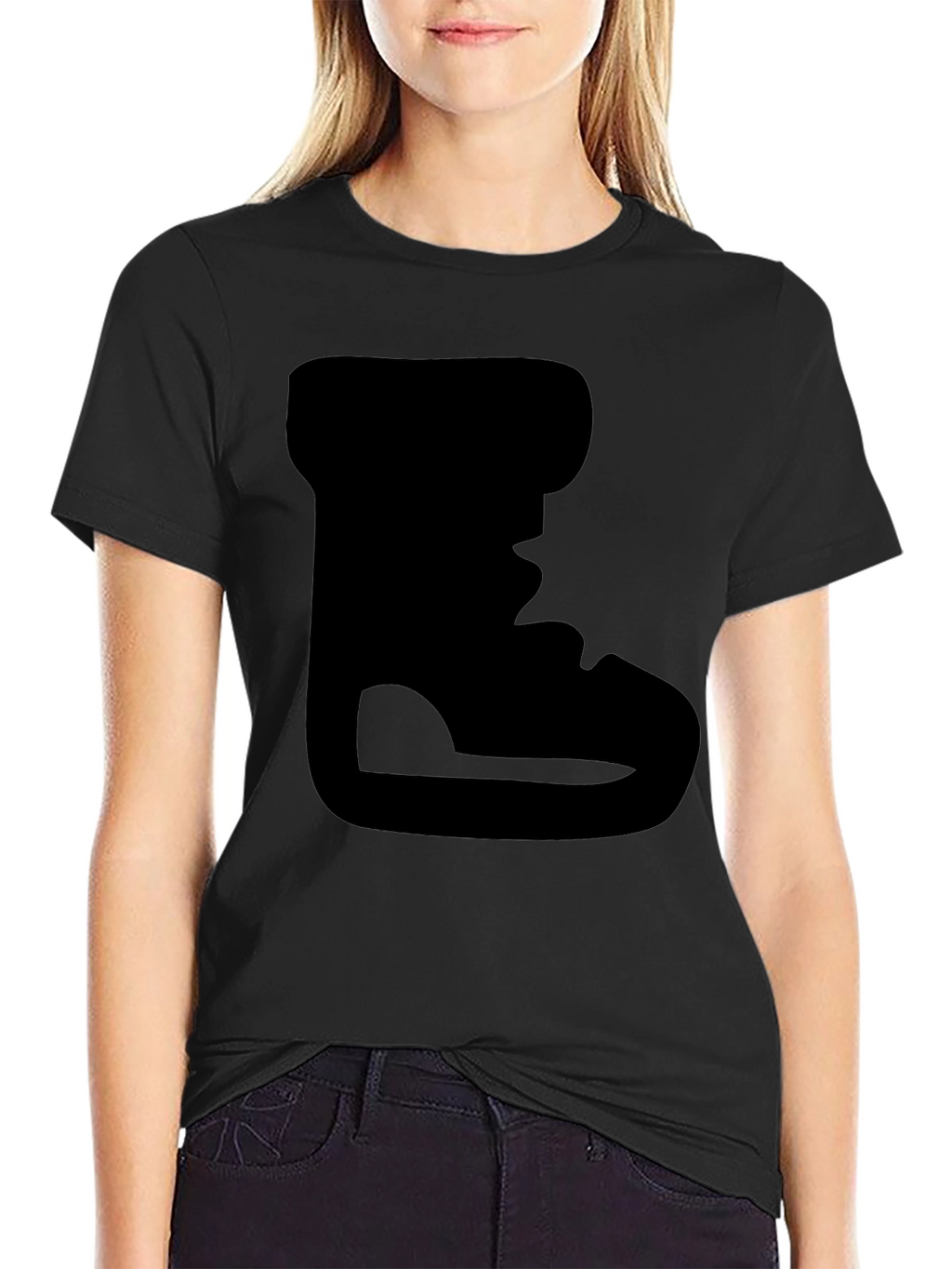 Cool Black Boot Graphic Tee