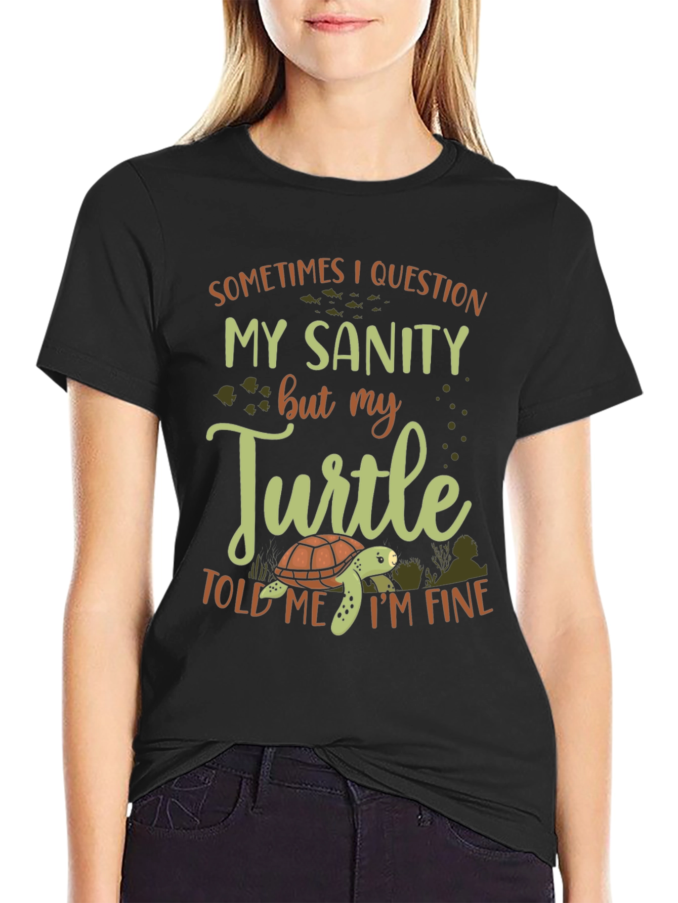 Funny Turtle Sanity T-Shirt