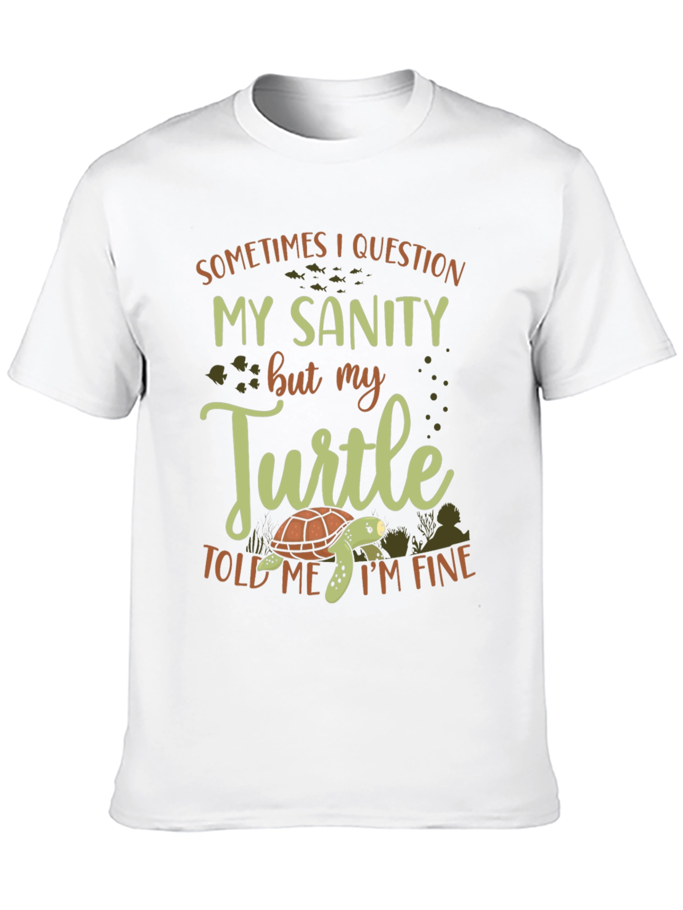 Funny Turtle Sanity T-Shirt
