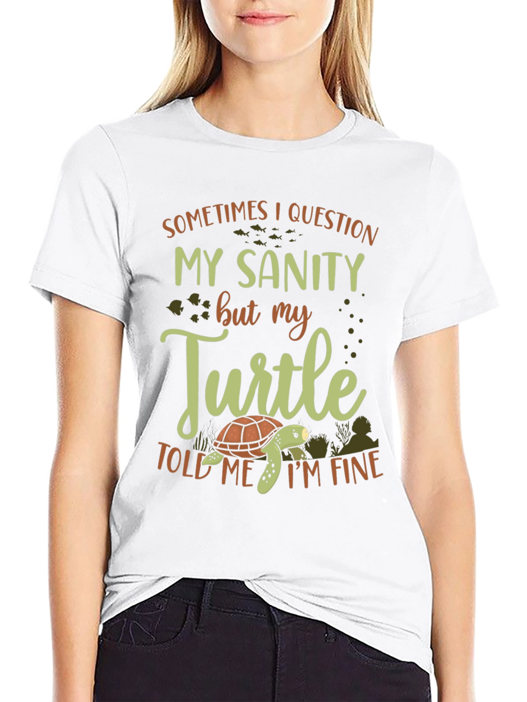 Funny Turtle Sanity T-Shirt