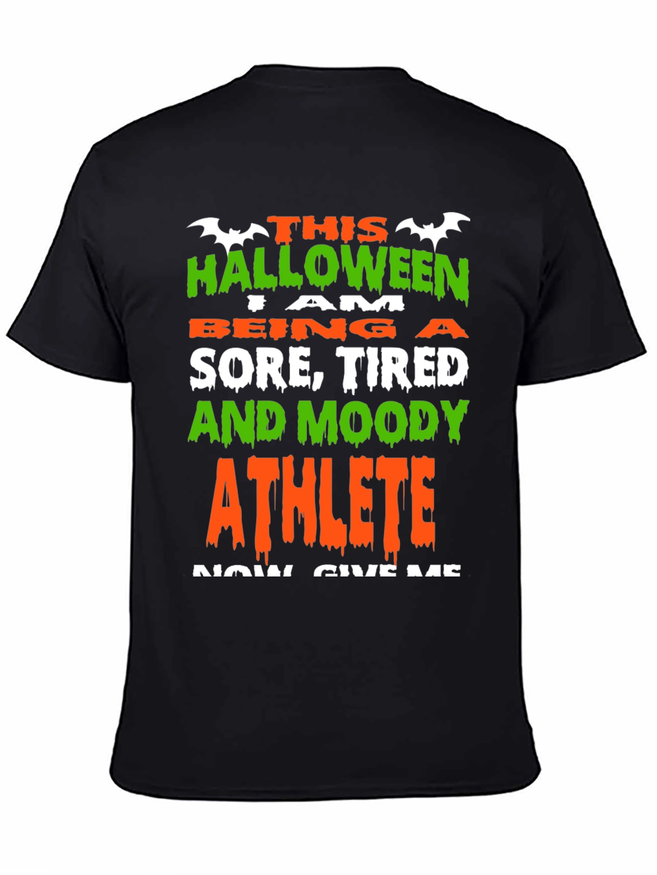 Halloween Athlete T-Shirt - Sore Tired and Moody