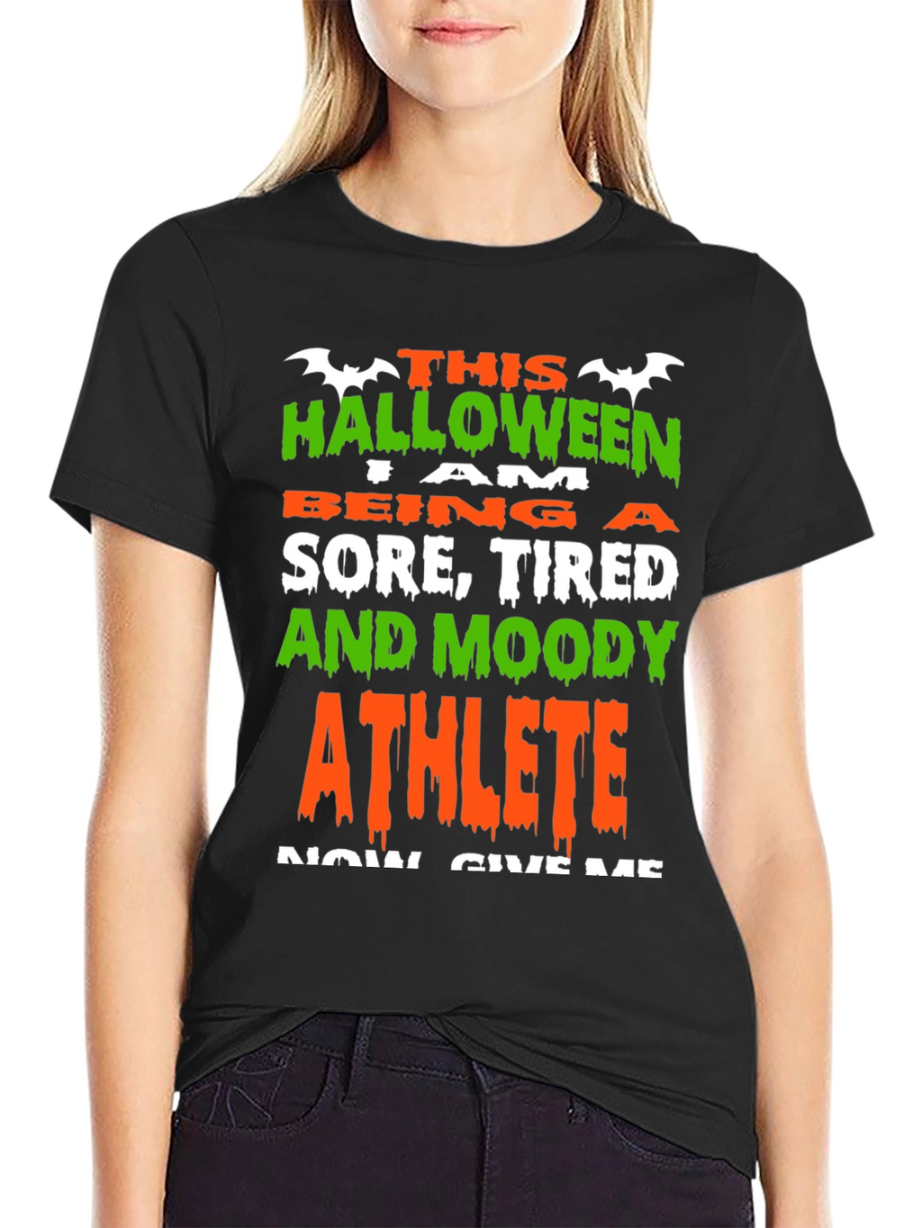 Halloween Athlete T-Shirt - Sore Tired and Moody