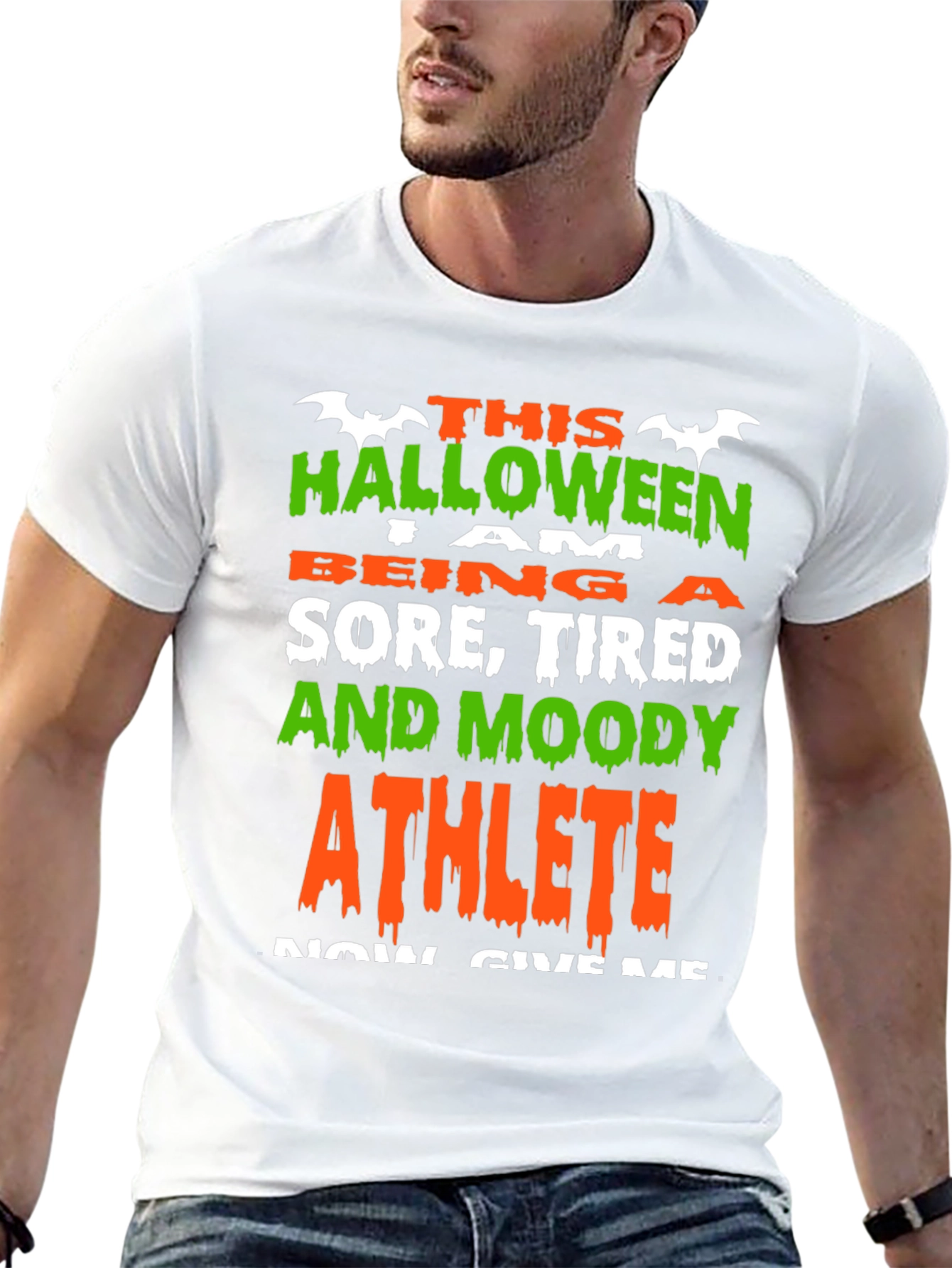 Halloween Athlete T-Shirt - Sore Tired and Moody