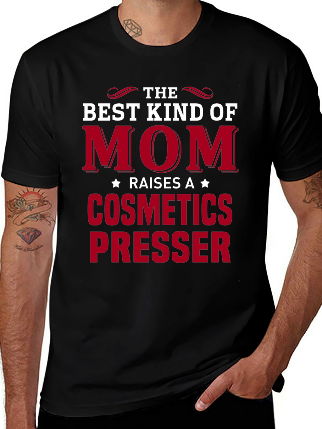 Best Kind of Mom T-Shirt: Cosmetics Presser