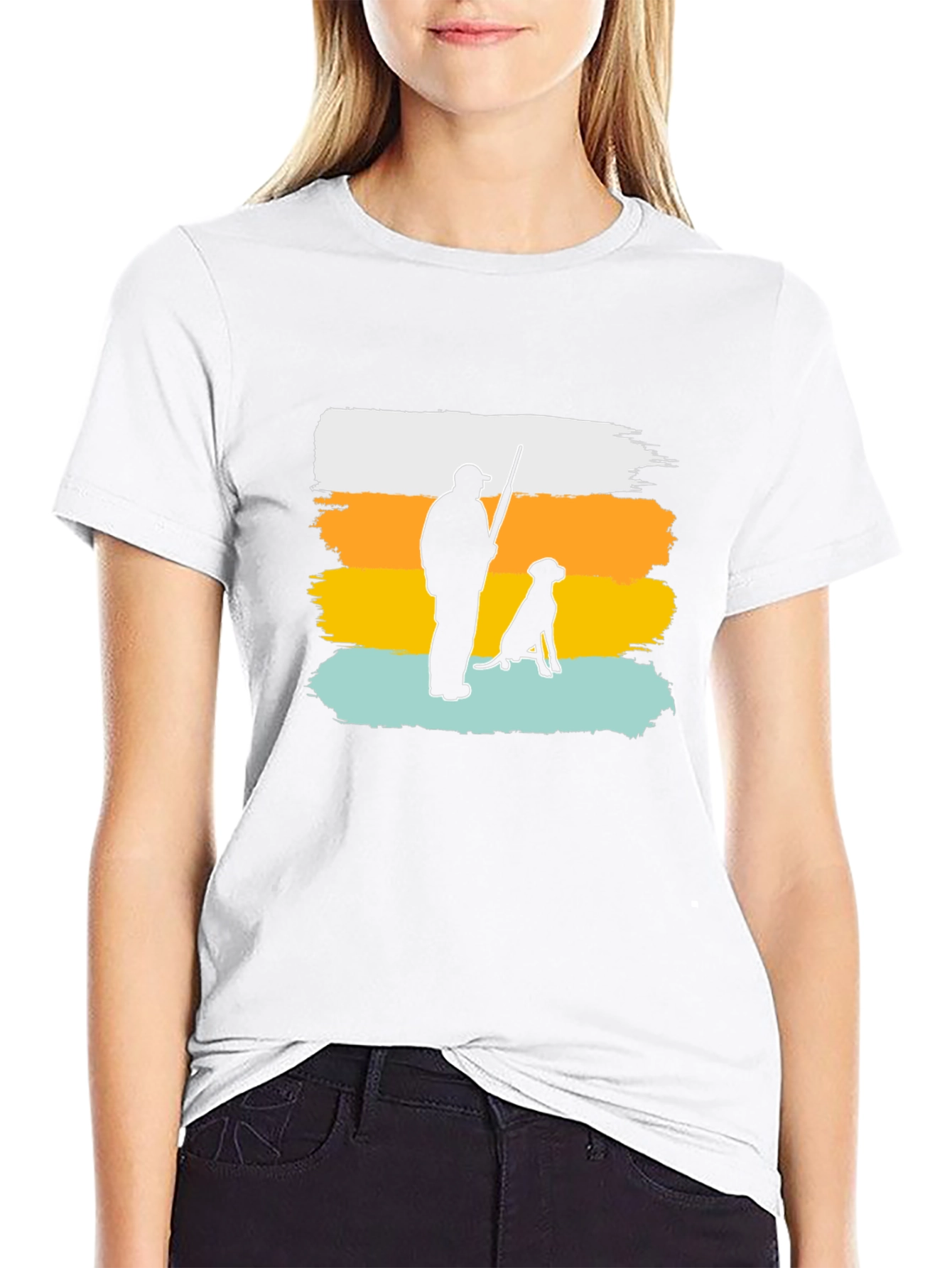 Hunter & Dog Graphic Tee - Outdoorsman Style