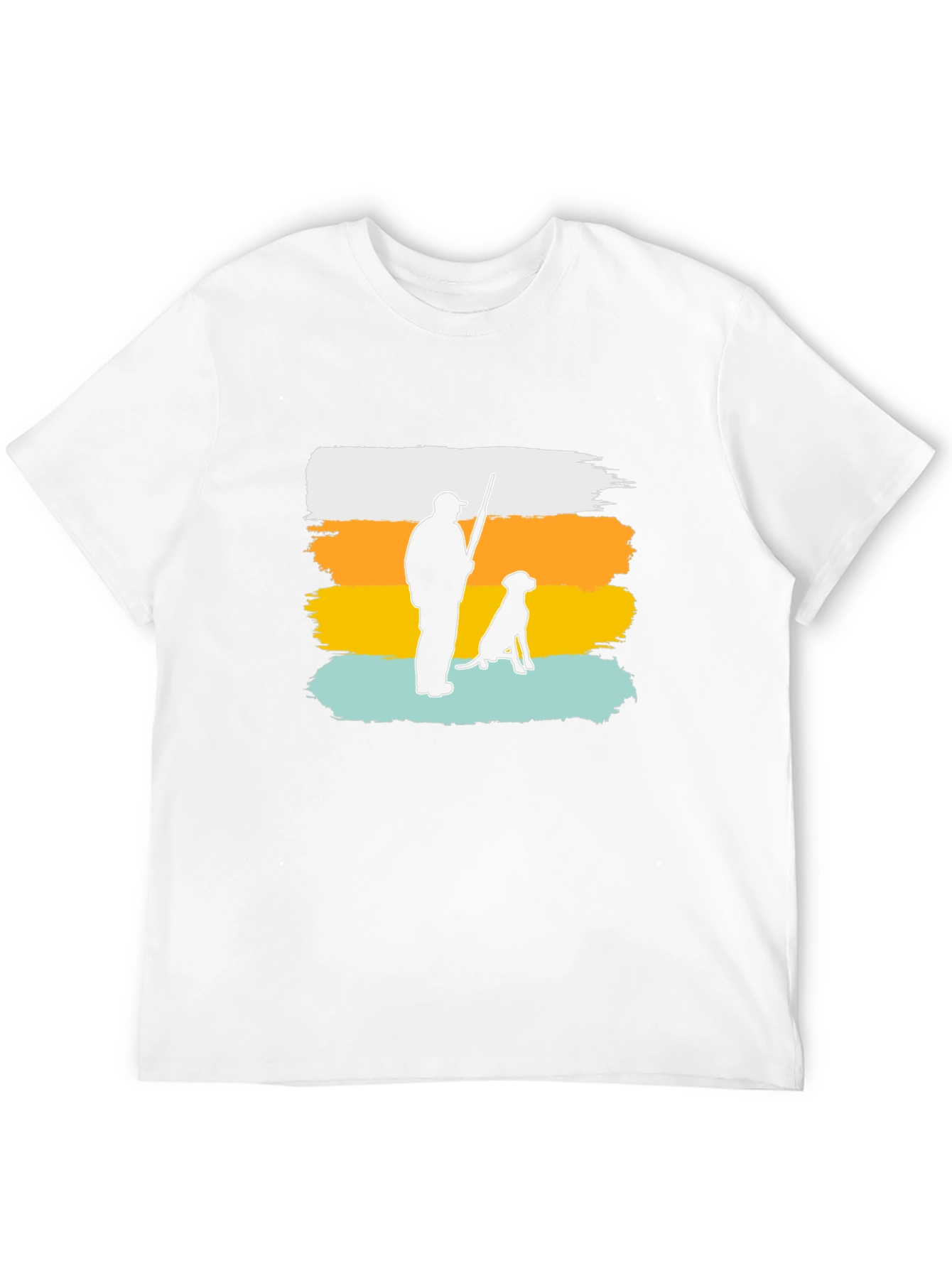 Hunter & Dog Graphic Tee - Outdoorsman Style