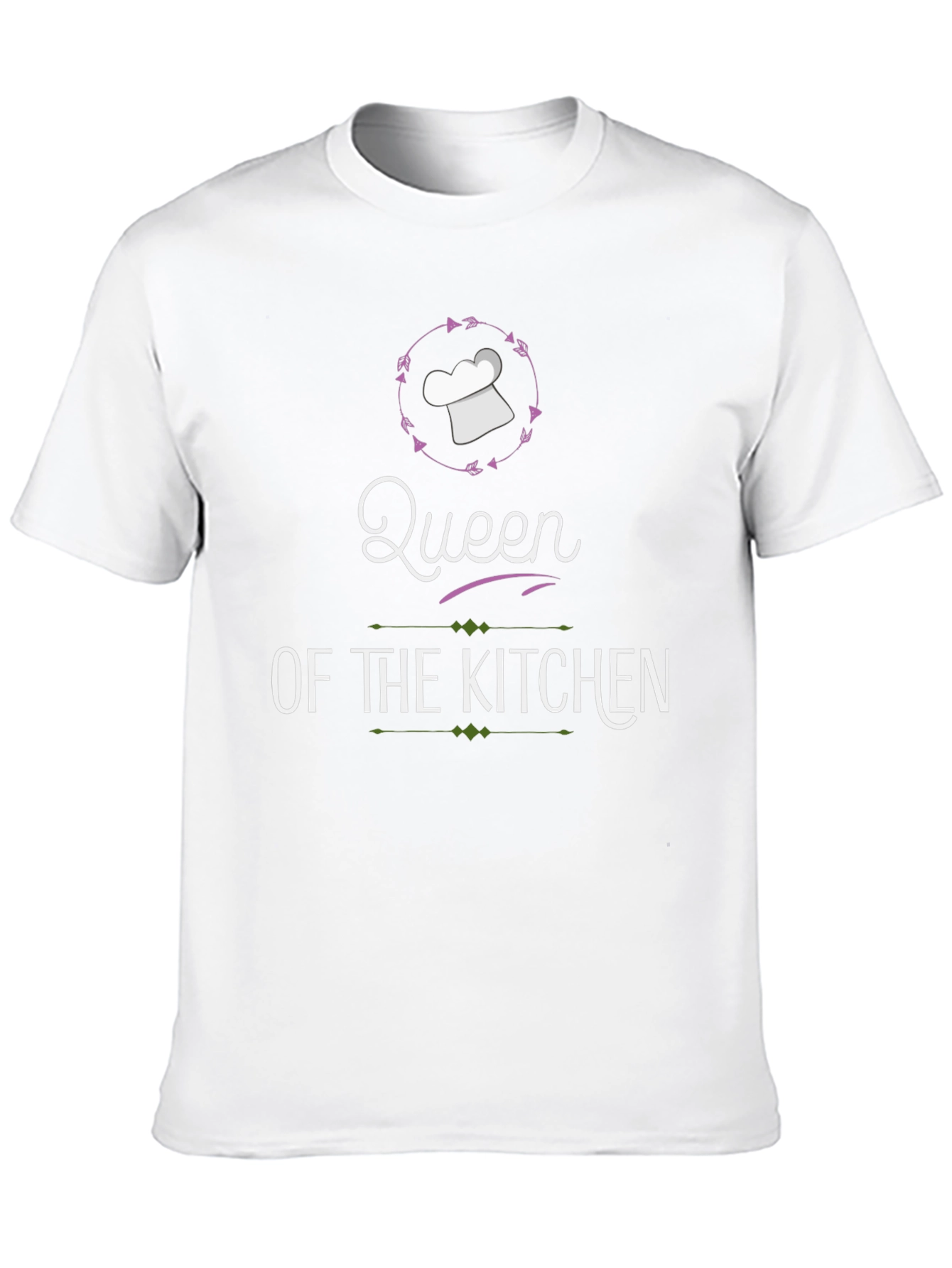 Queen of the Kitchen Graphic T-Shirt - Black