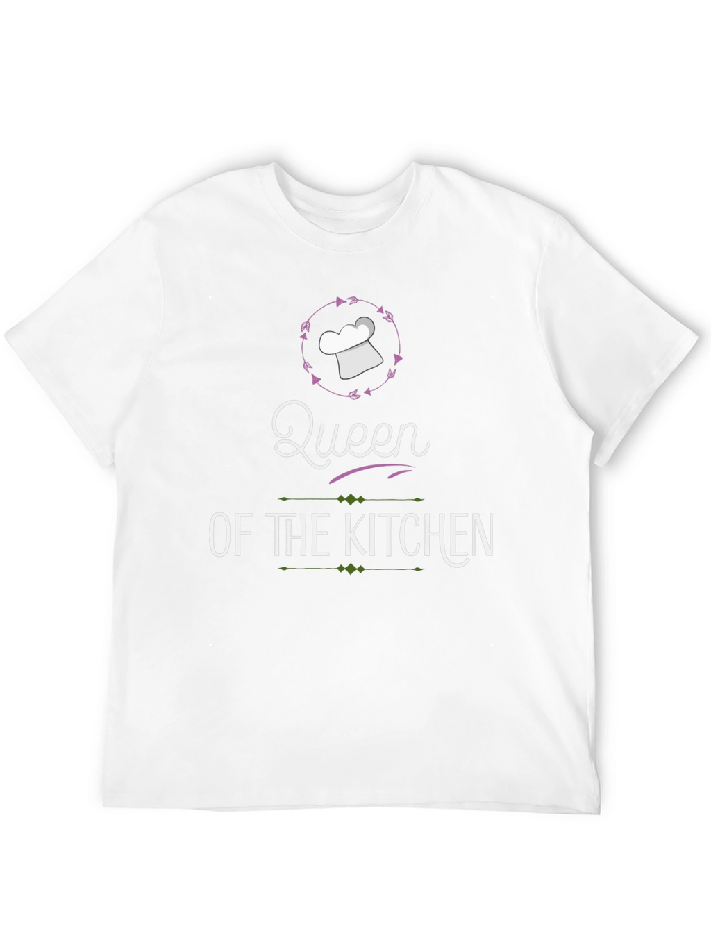 Queen of the Kitchen Graphic T-Shirt - Black