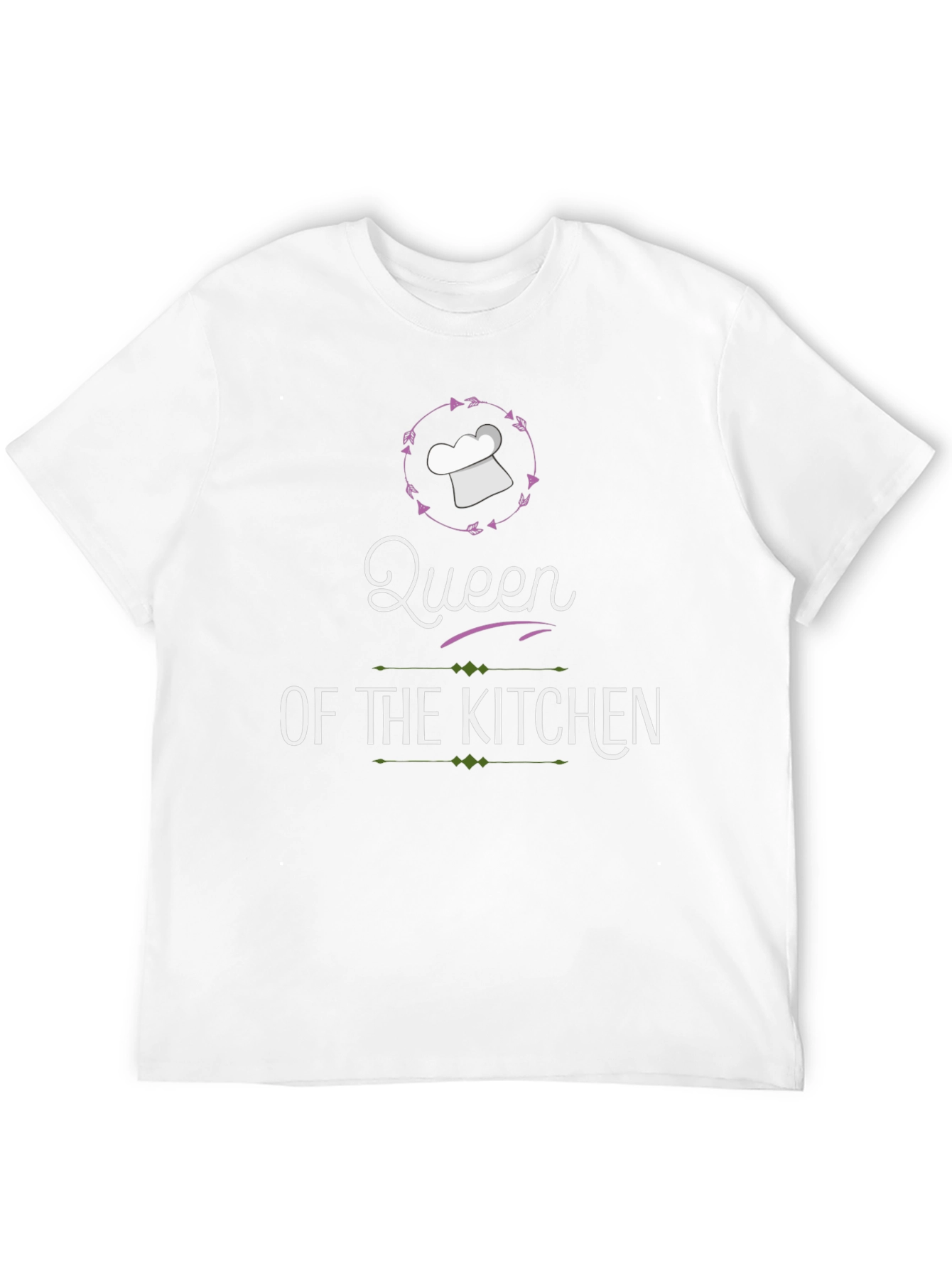 Queen of the Kitchen Graphic T-Shirt - Black