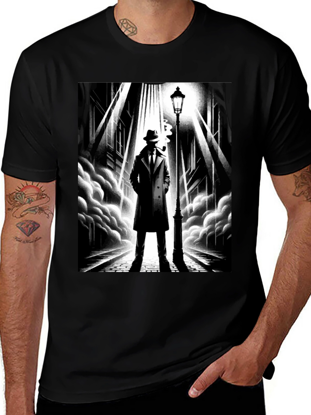 Retro Detective Graphic Tee