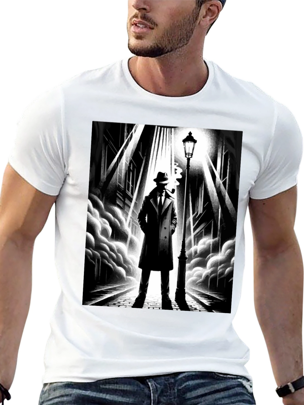 Retro Detective Graphic Tee