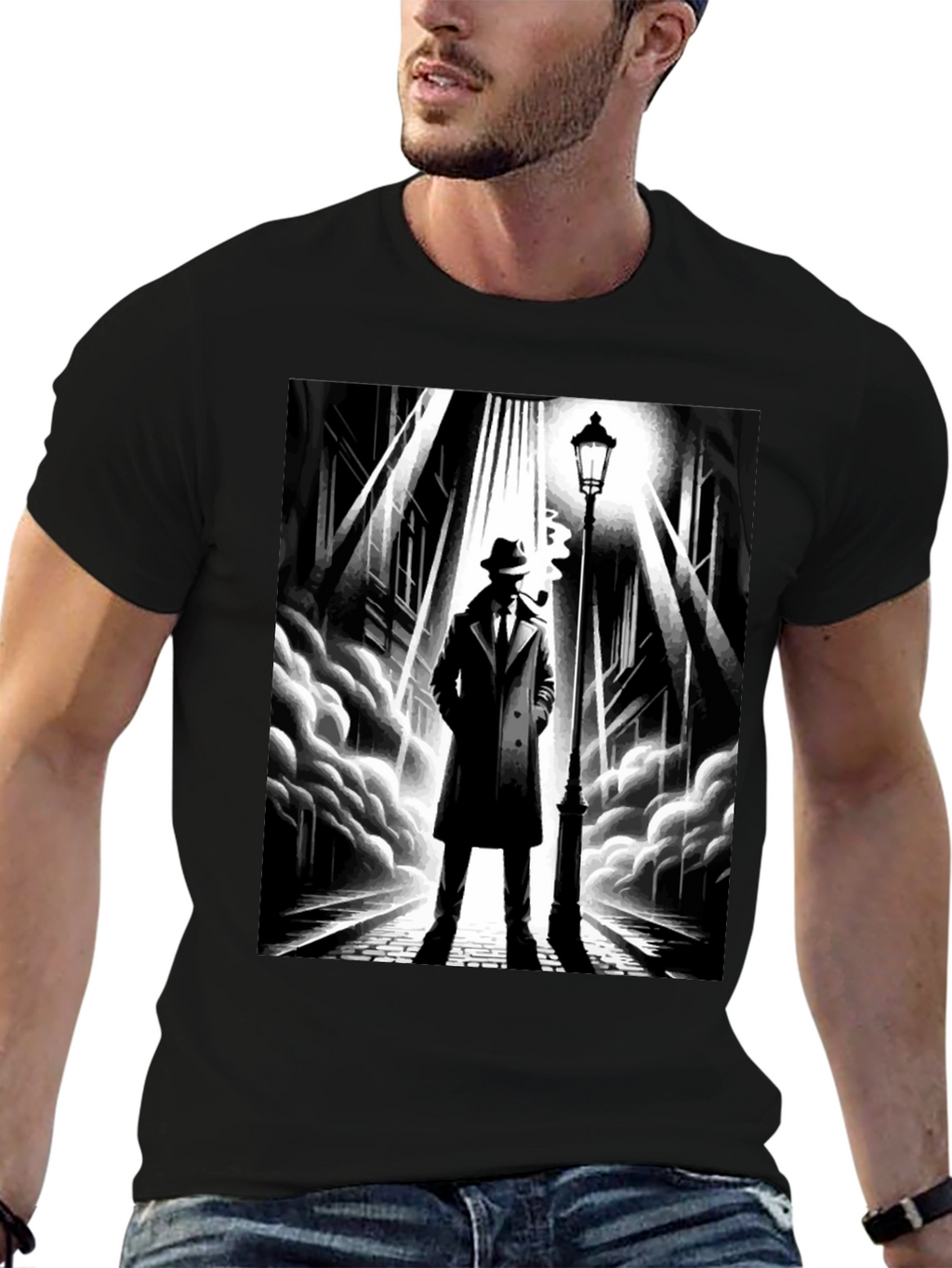 Retro Detective Graphic Tee