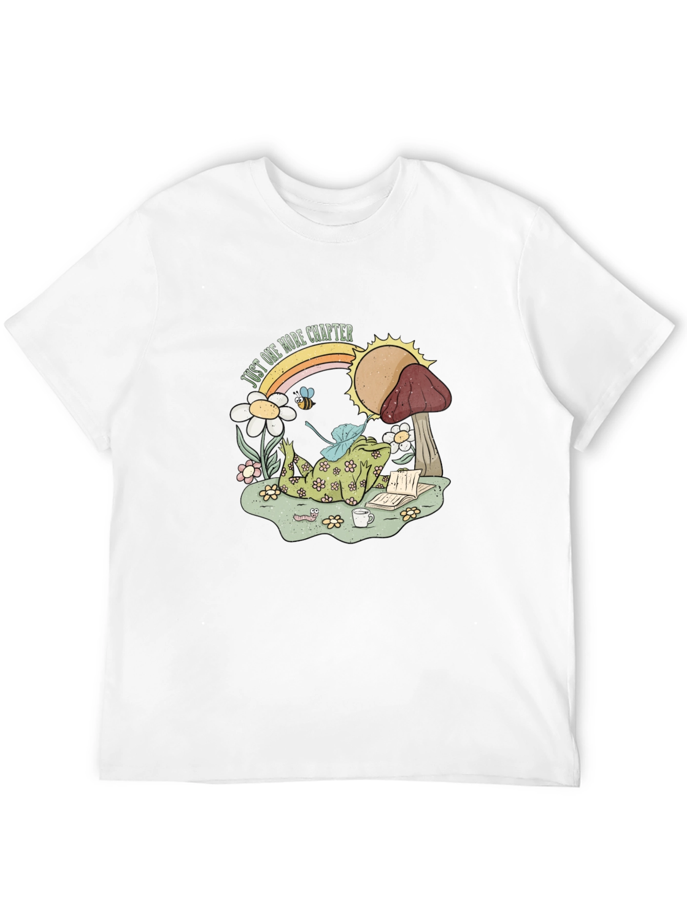 Just One More Chapter Frog Graphic Tee