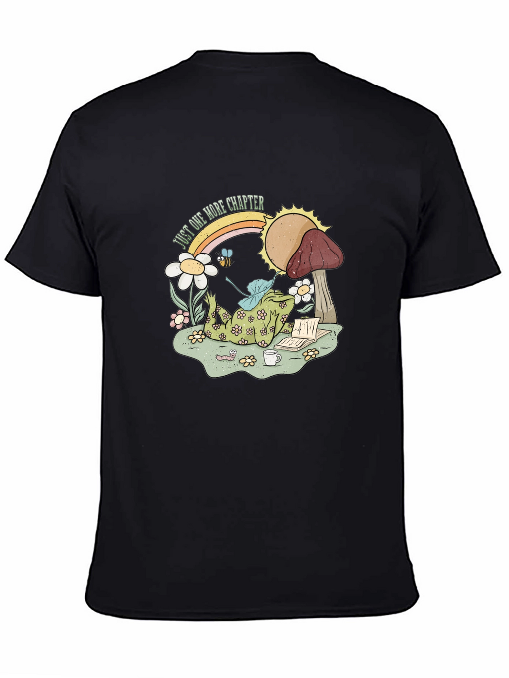Just One More Chapter Frog Graphic Tee