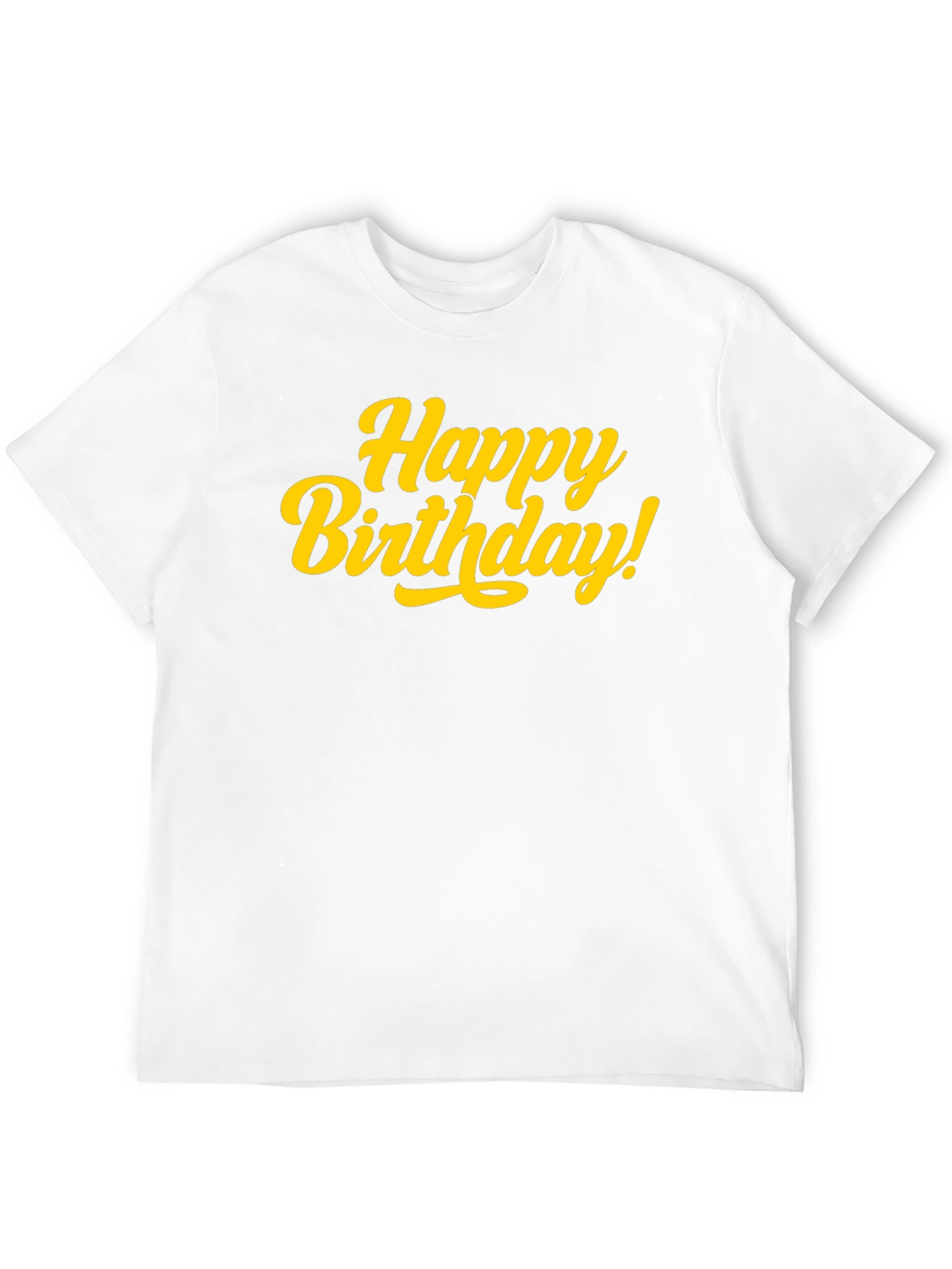 Happy Birthday Black T-Shirt