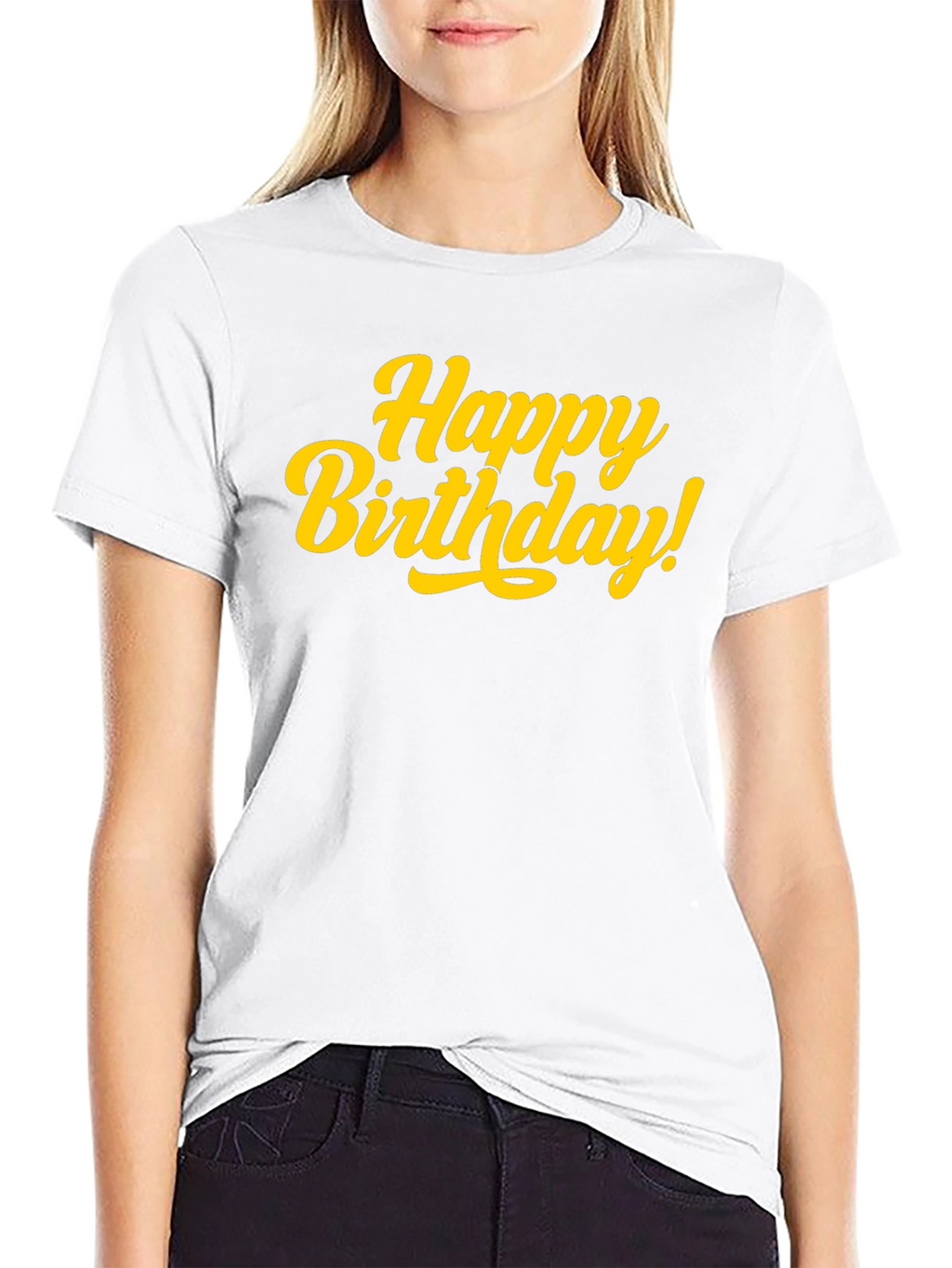 Happy Birthday Black T-Shirt