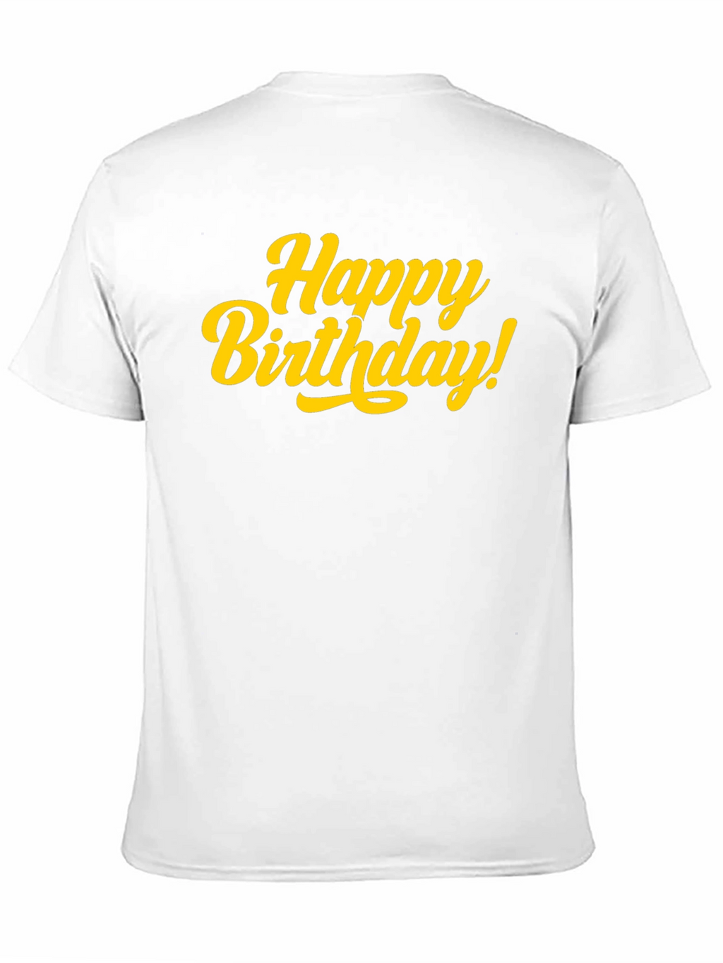 Happy Birthday Black T-Shirt