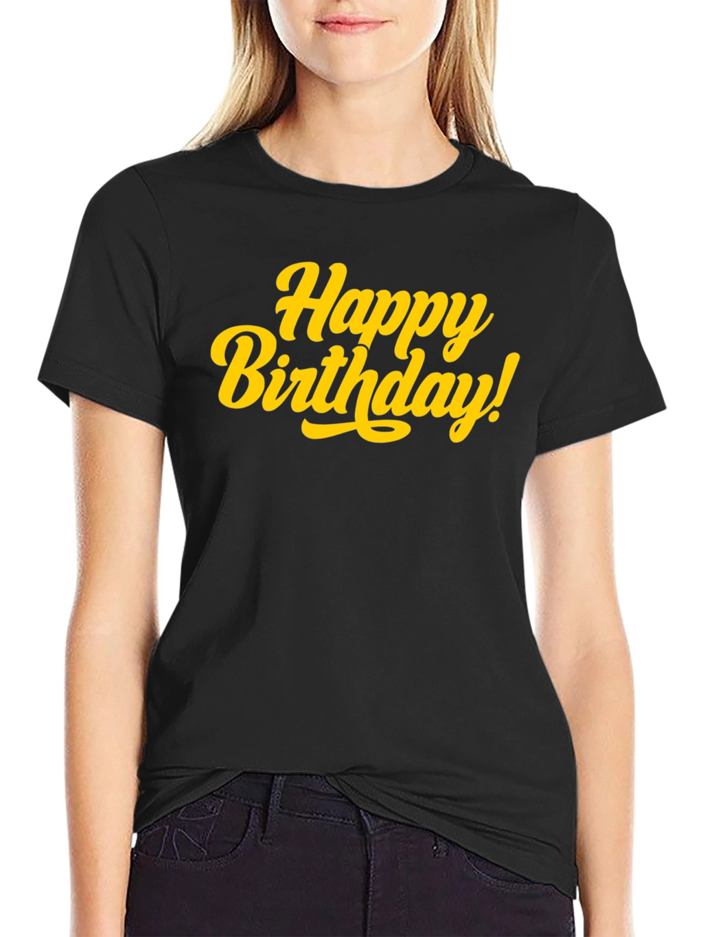 Happy Birthday Black T-Shirt
