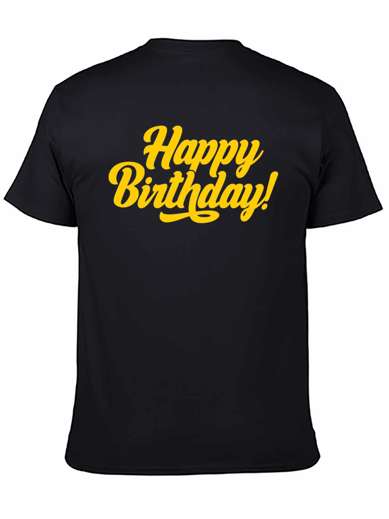Happy Birthday Black T-Shirt