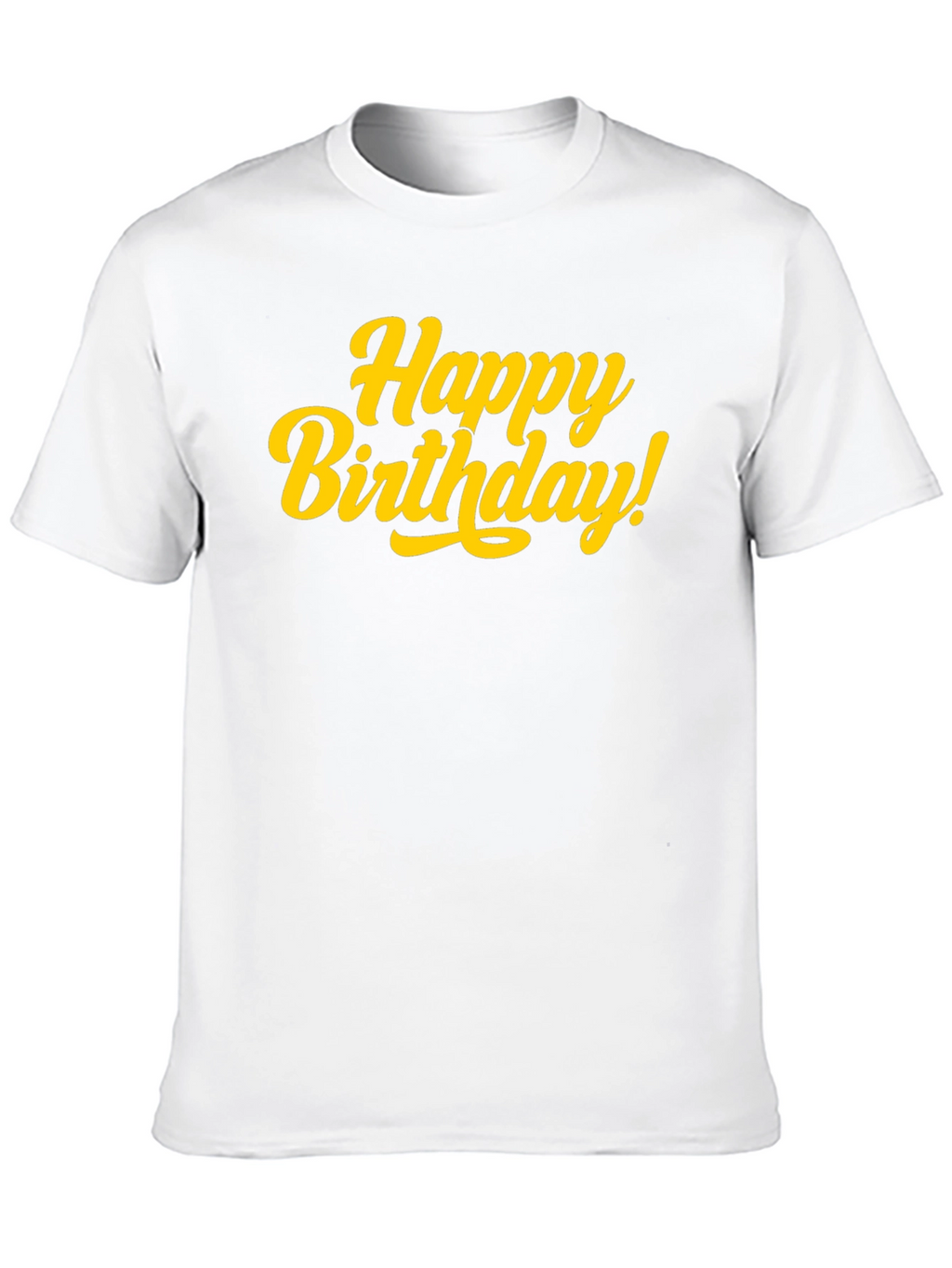 Happy Birthday Black T-Shirt