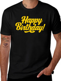 Happy Birthday Black T-Shirt