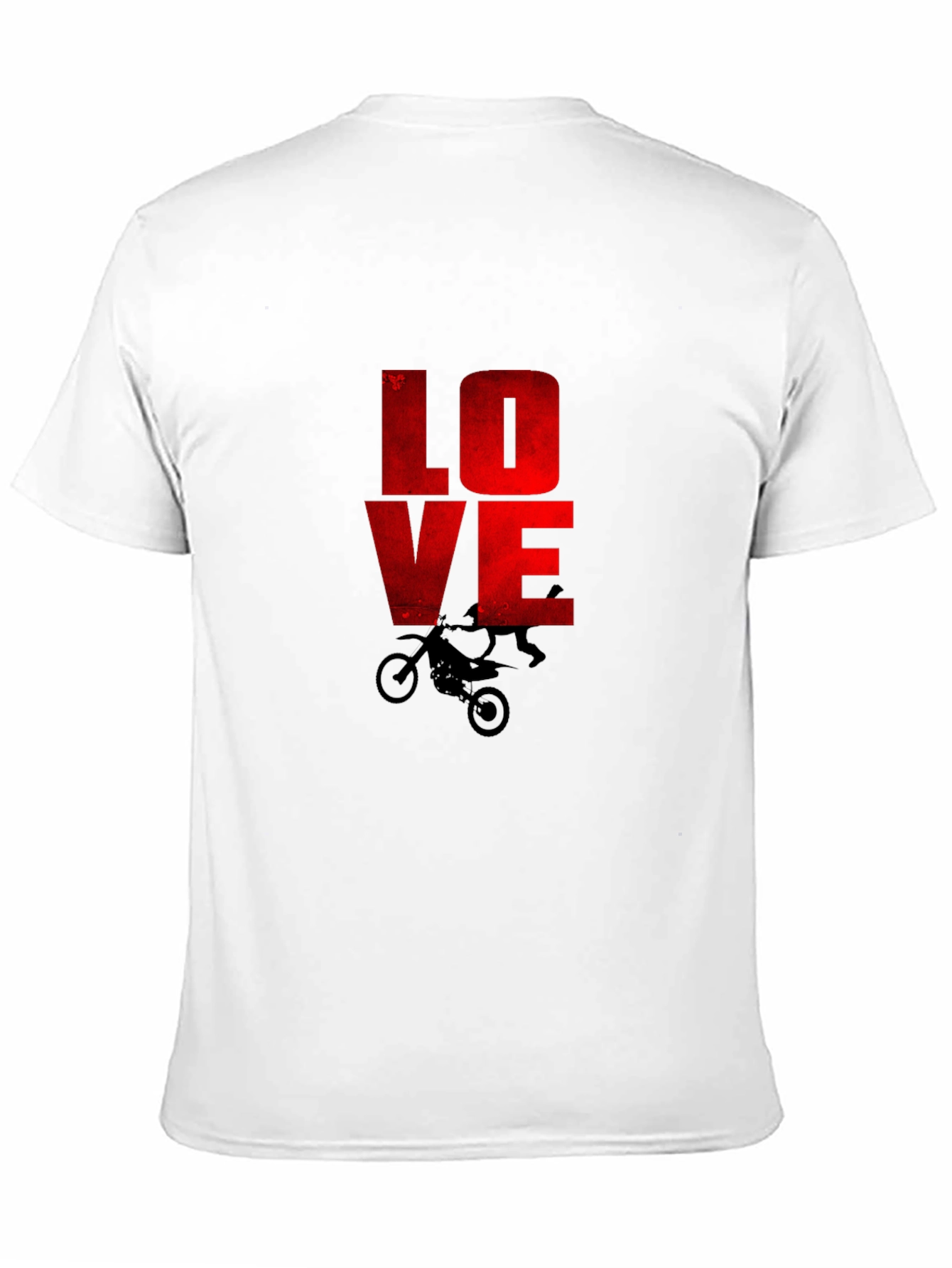 LOVE Motocross Graphic T-Shirt - Black