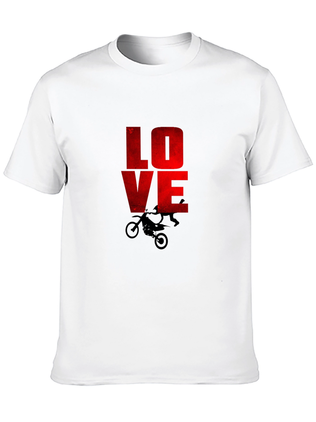 LOVE Motocross Graphic T-Shirt - Black