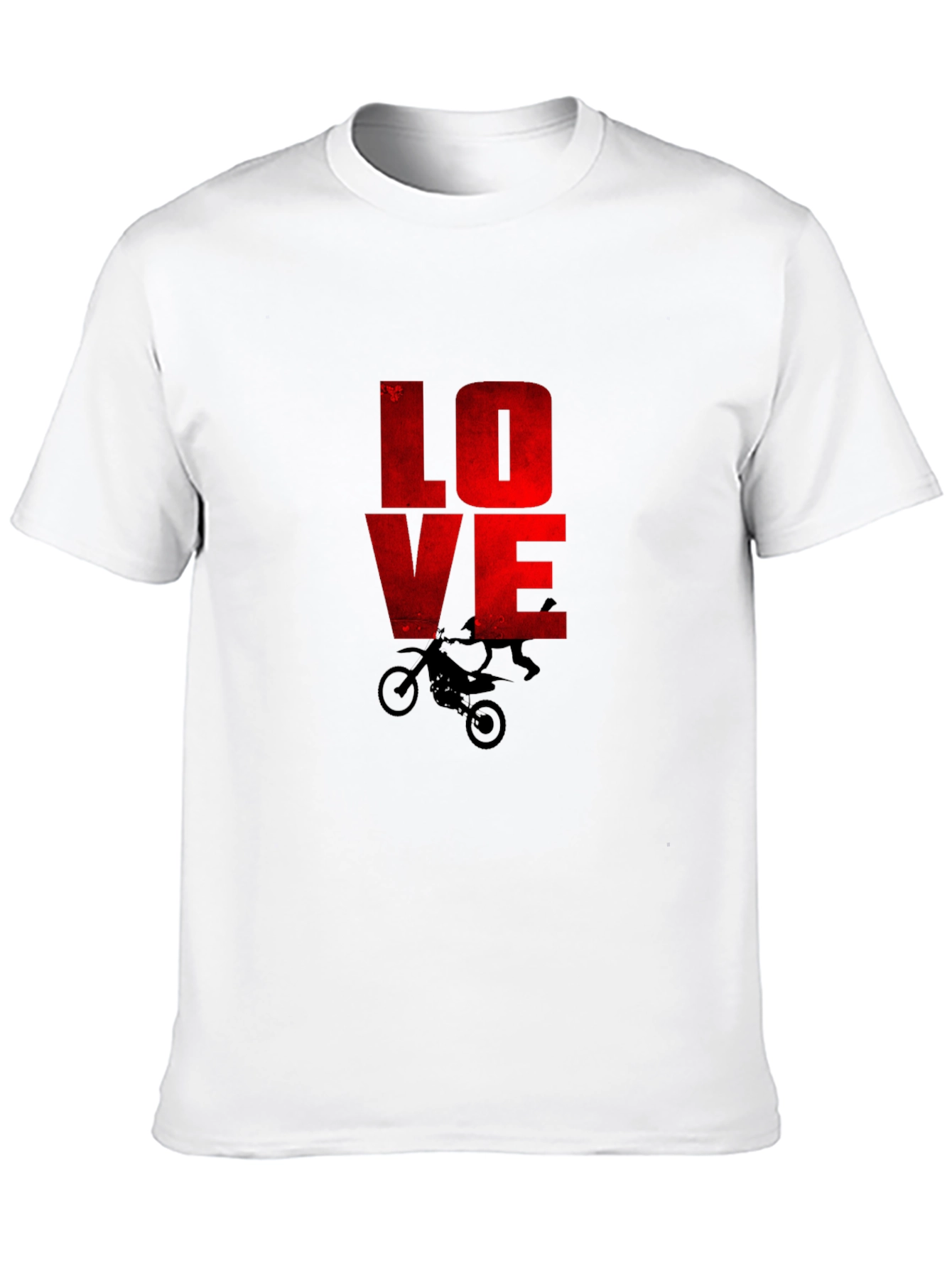 LOVE Motocross Graphic T-Shirt - Black