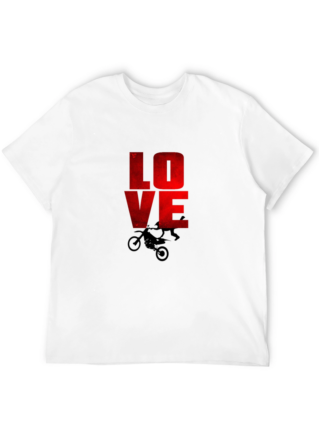 LOVE Motocross Graphic T-Shirt - Black