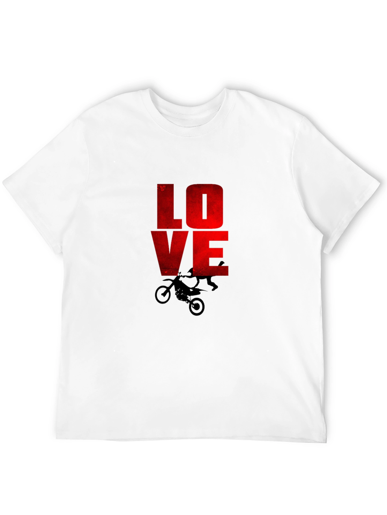 LOVE Motocross Graphic T-Shirt - Black