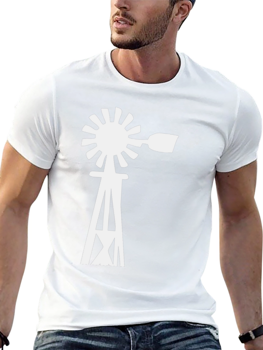 Windmill Graphic T-Shirt - Farm Inspired Tee