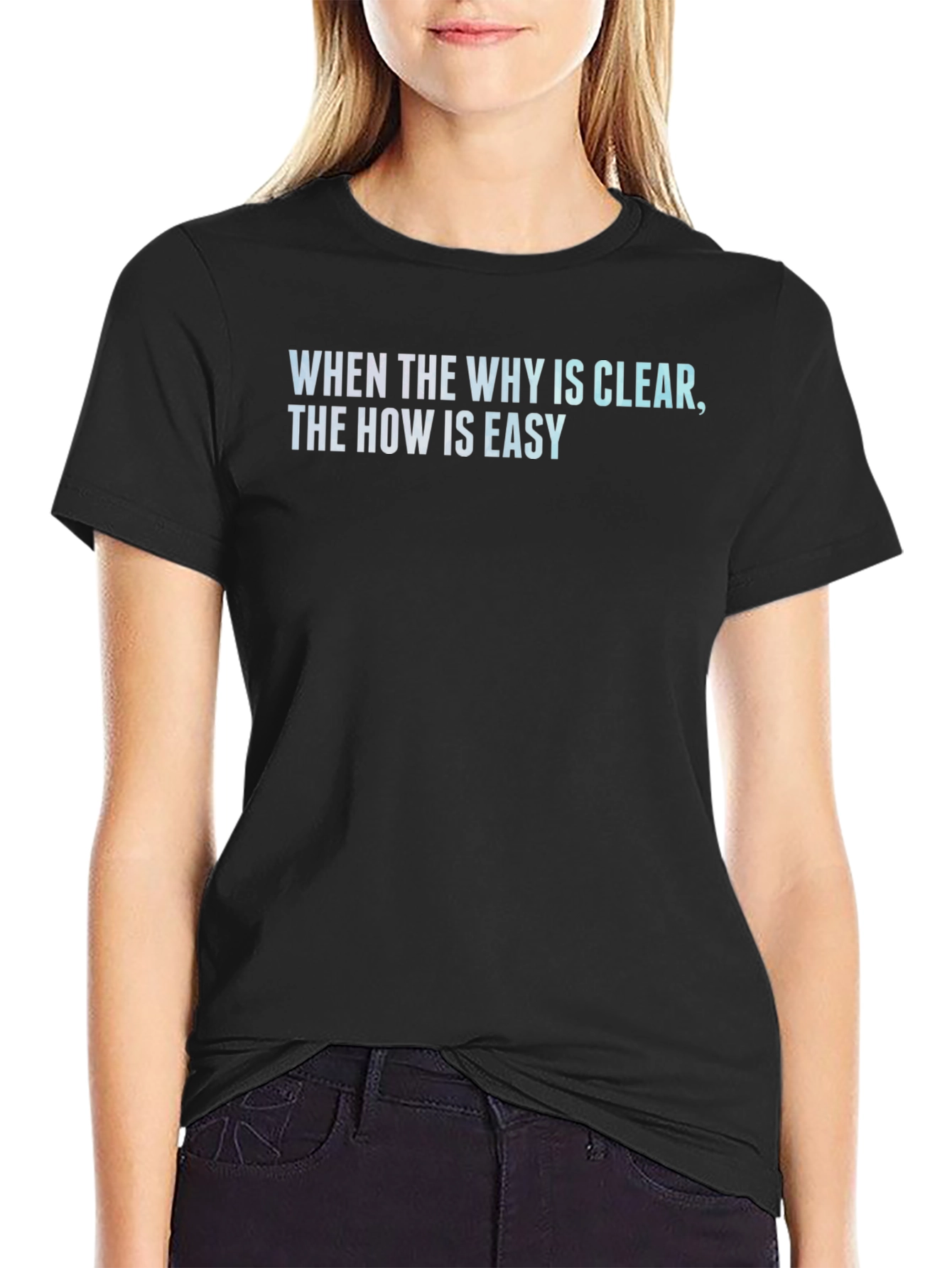 Inspirational Quote T-Shirt - When the Why is Clear...