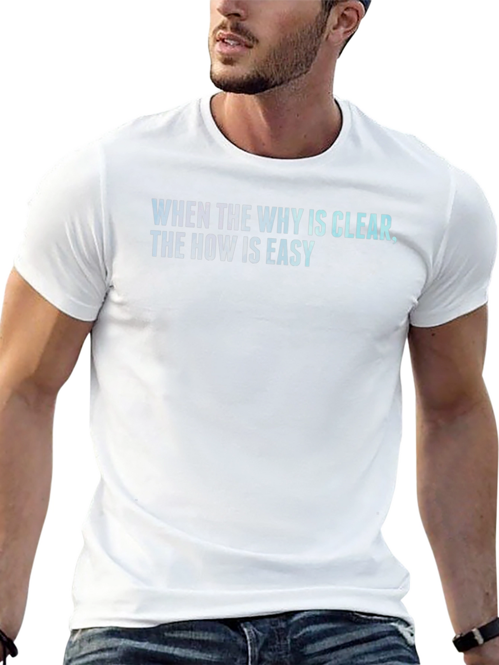 Inspirational Quote T-Shirt - When the Why is Clear...