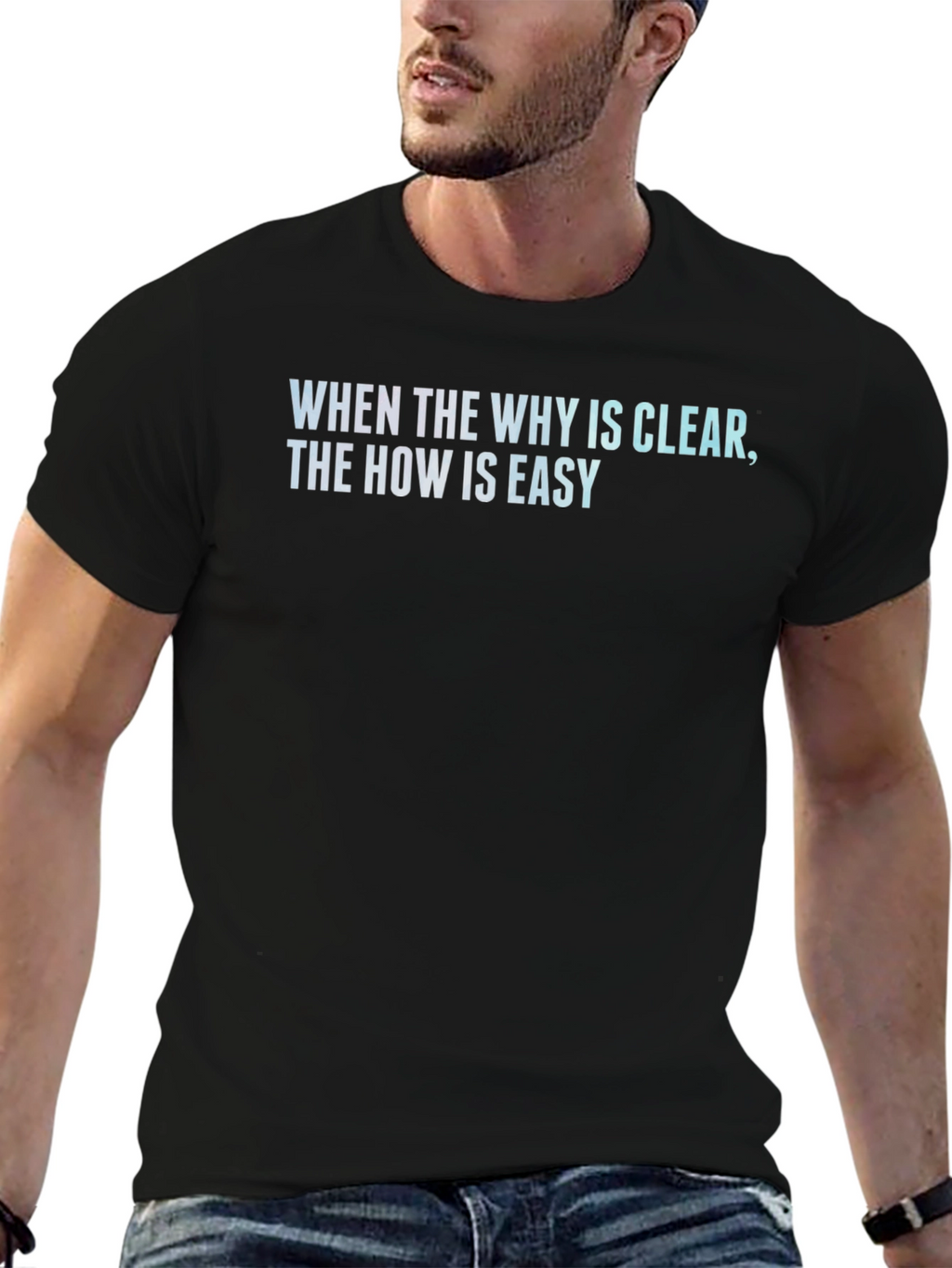 Inspirational Quote T-Shirt - When the Why is Clear...