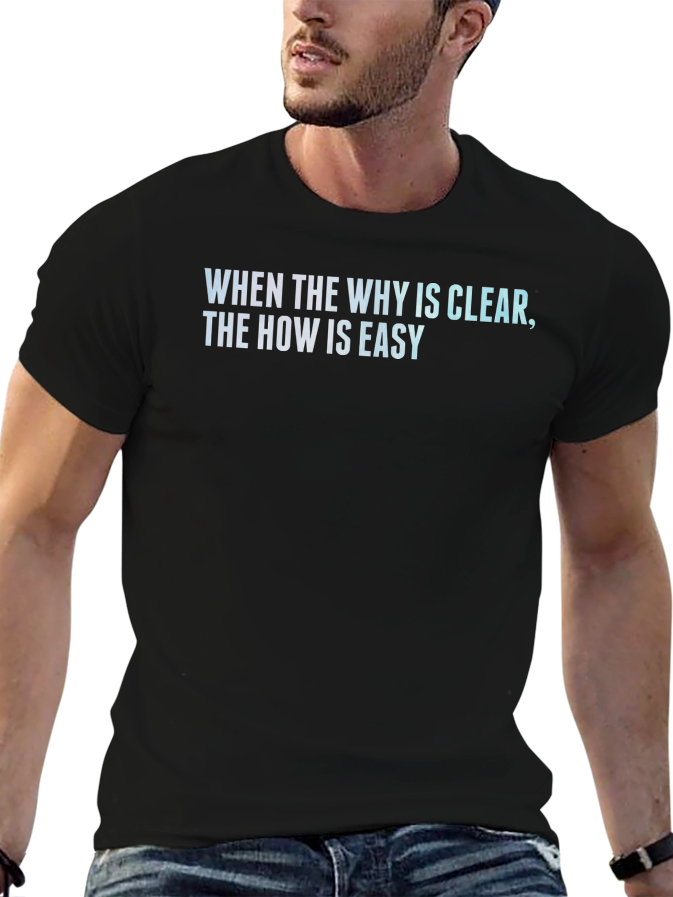 Inspirational Quote T-Shirt - When the Why is Clear...