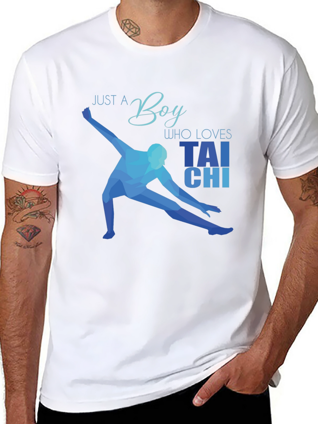 Tai Chi Boy Graphic T-Shirt - Martial Arts Tee