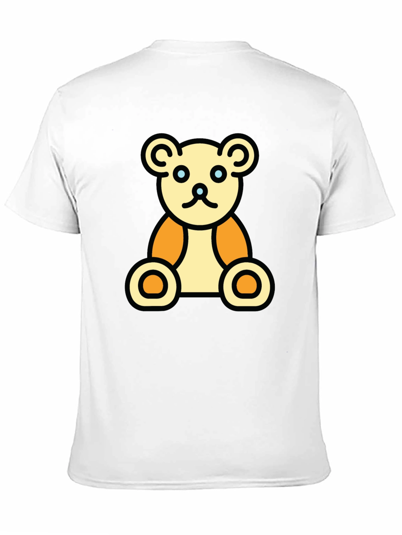 Teddy Bear Graphic Black T-Shirt