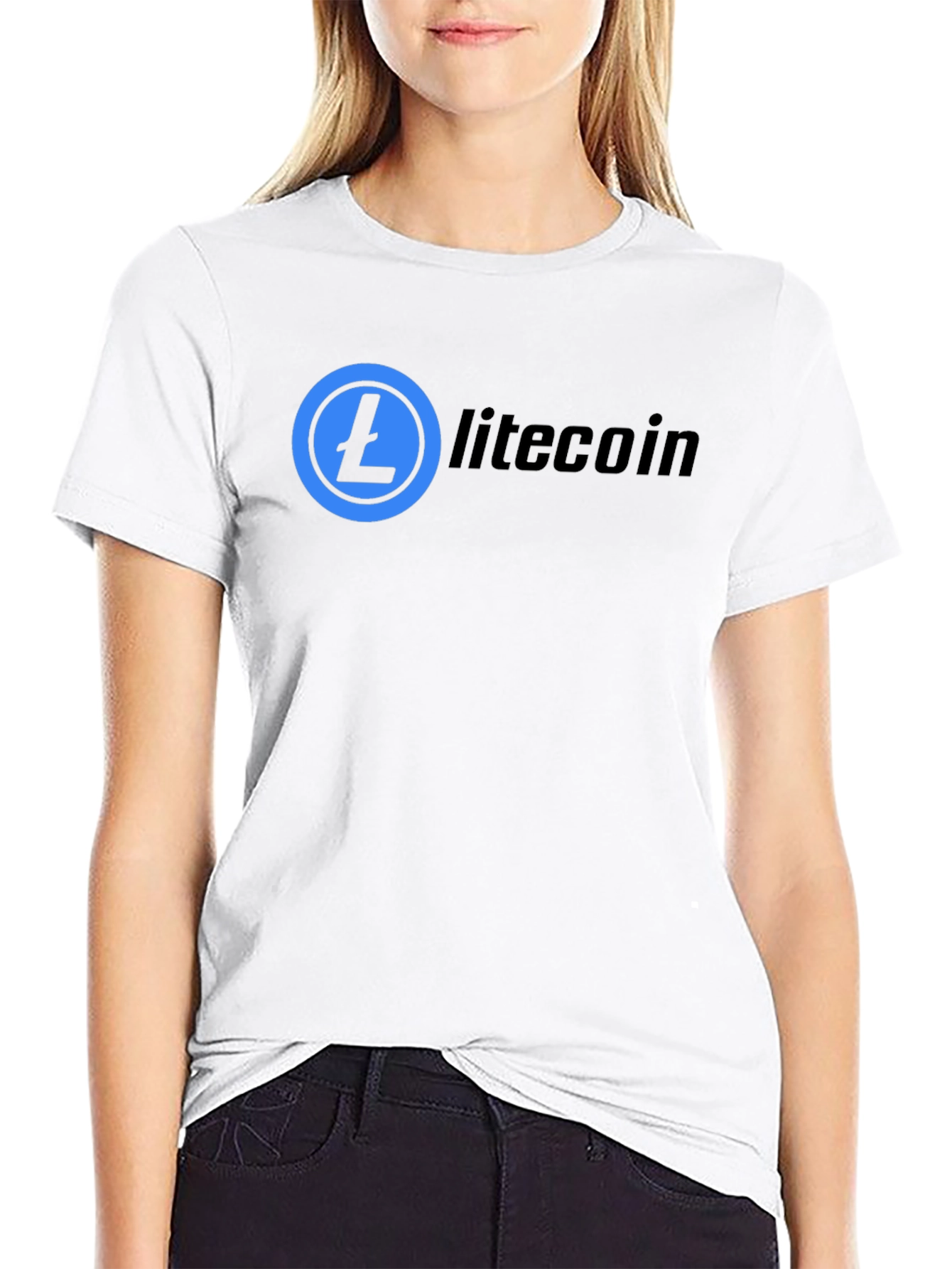 Litecoin Crypto T-Shirt - Black