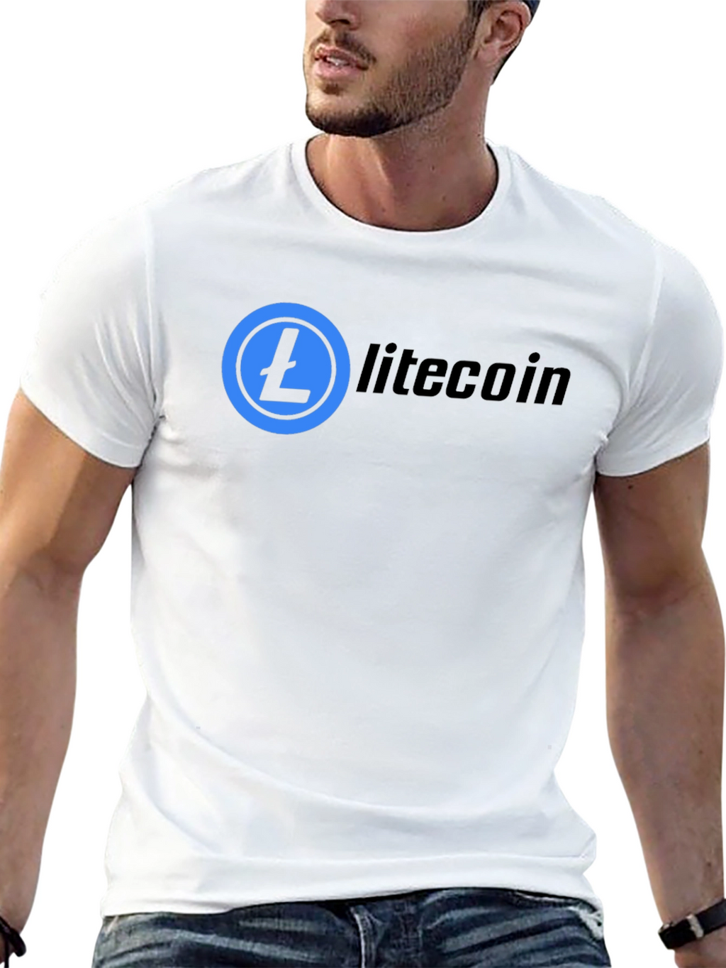 Litecoin Crypto T-Shirt - Black