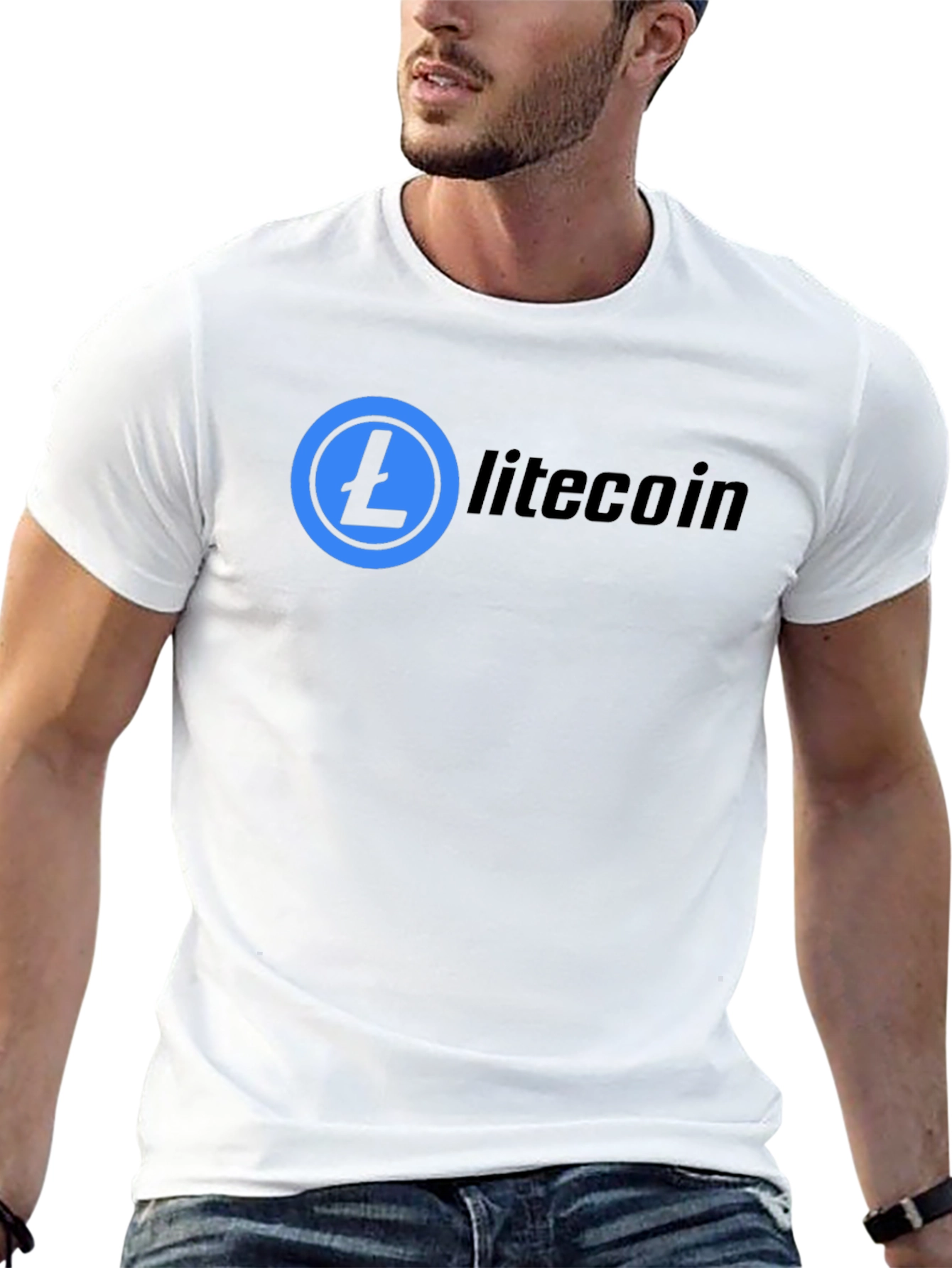 Litecoin Crypto T-Shirt - Black