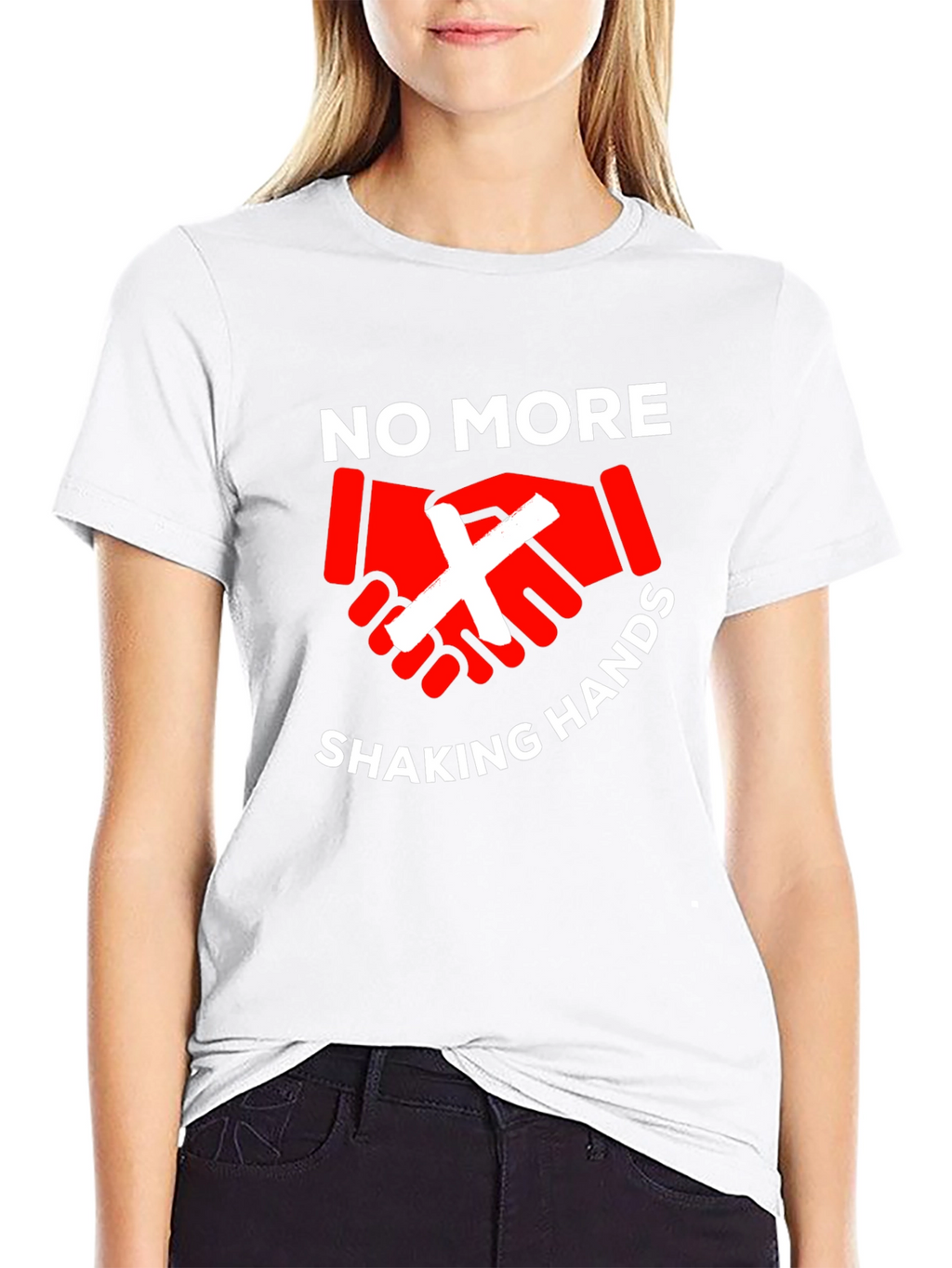 No More Handshaking T-Shirt - Stay Safe