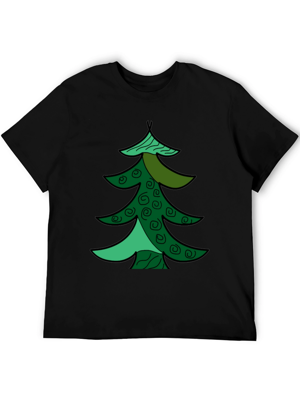 Christmas Tree Graphic Tee - Holiday Style