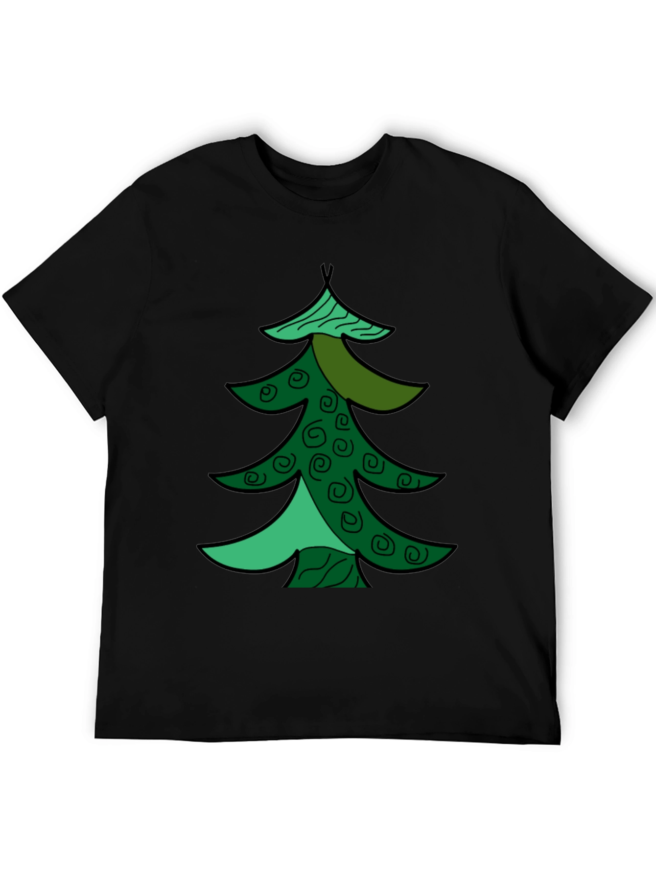 Christmas Tree Graphic Tee - Holiday Style