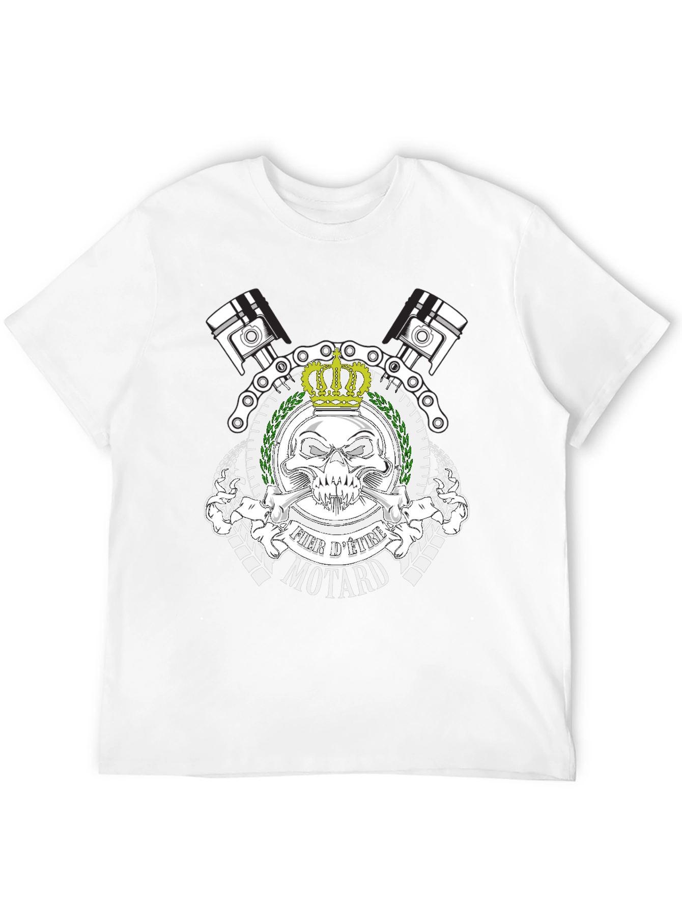 Fier dEtre Motard Black T-Shirt